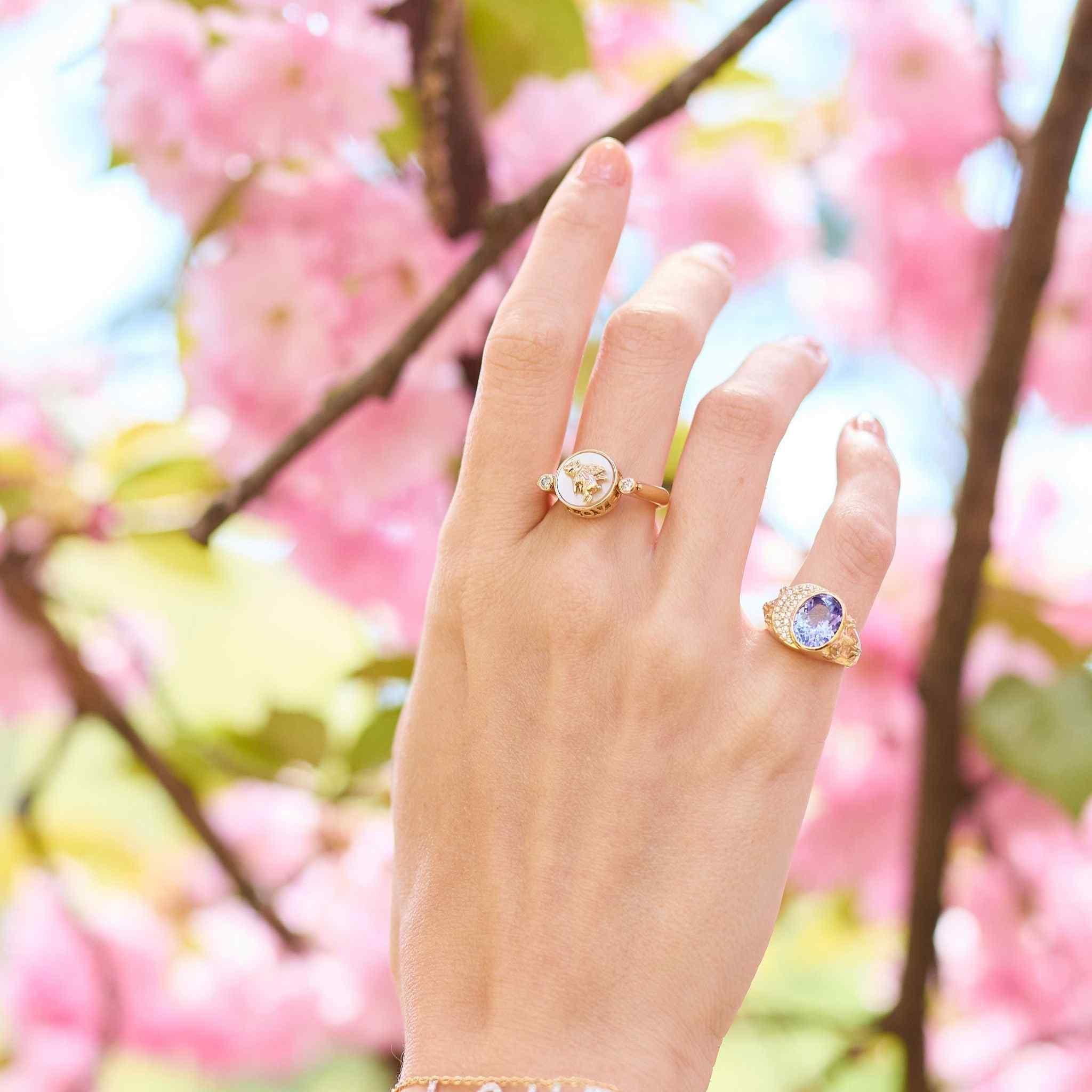Believe in Love Flip Ring-Front Look