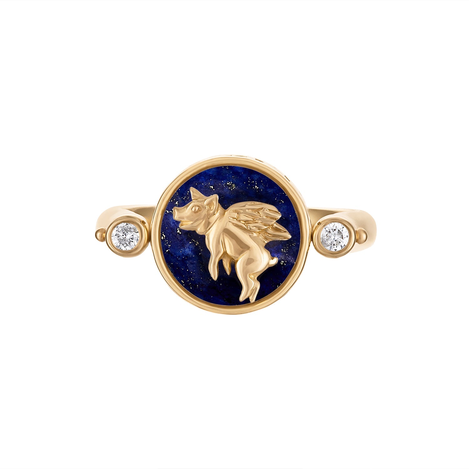 Believe in Love Flip Ring-Blue