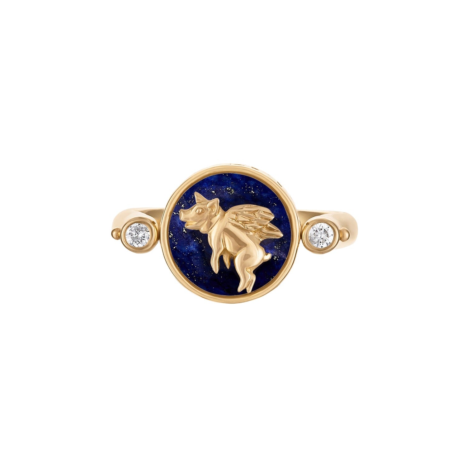 Believe in Love Flip Ring-Blue