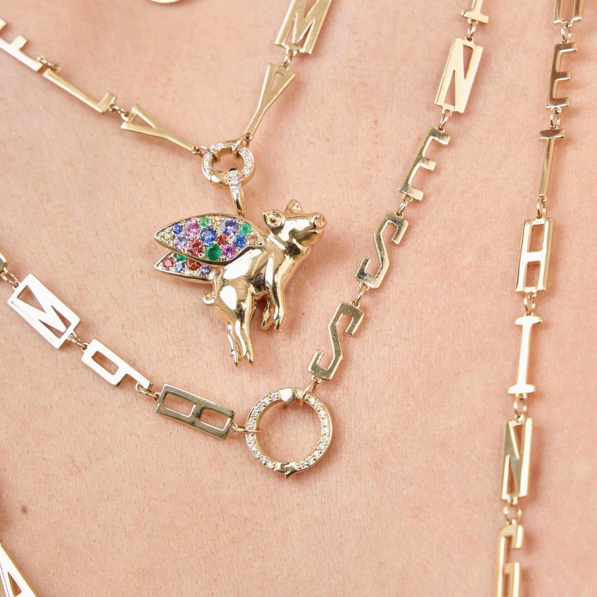 Believe in Love Pendant-Charms & Pendants-Eden Presley Fine Jewelry