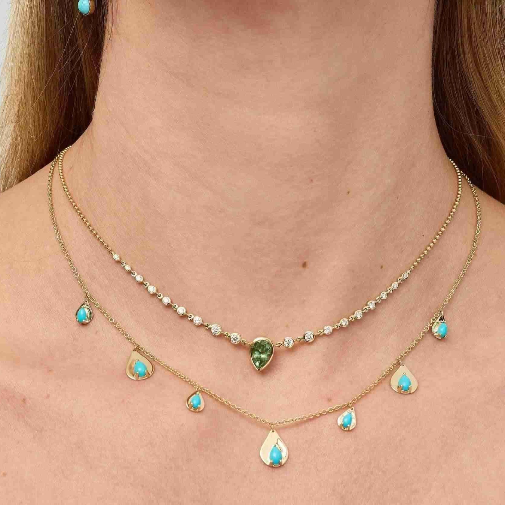 Bubbles Small Necklace-Necklace, pendant, necklaces-Eden Presley Fine Jewelry