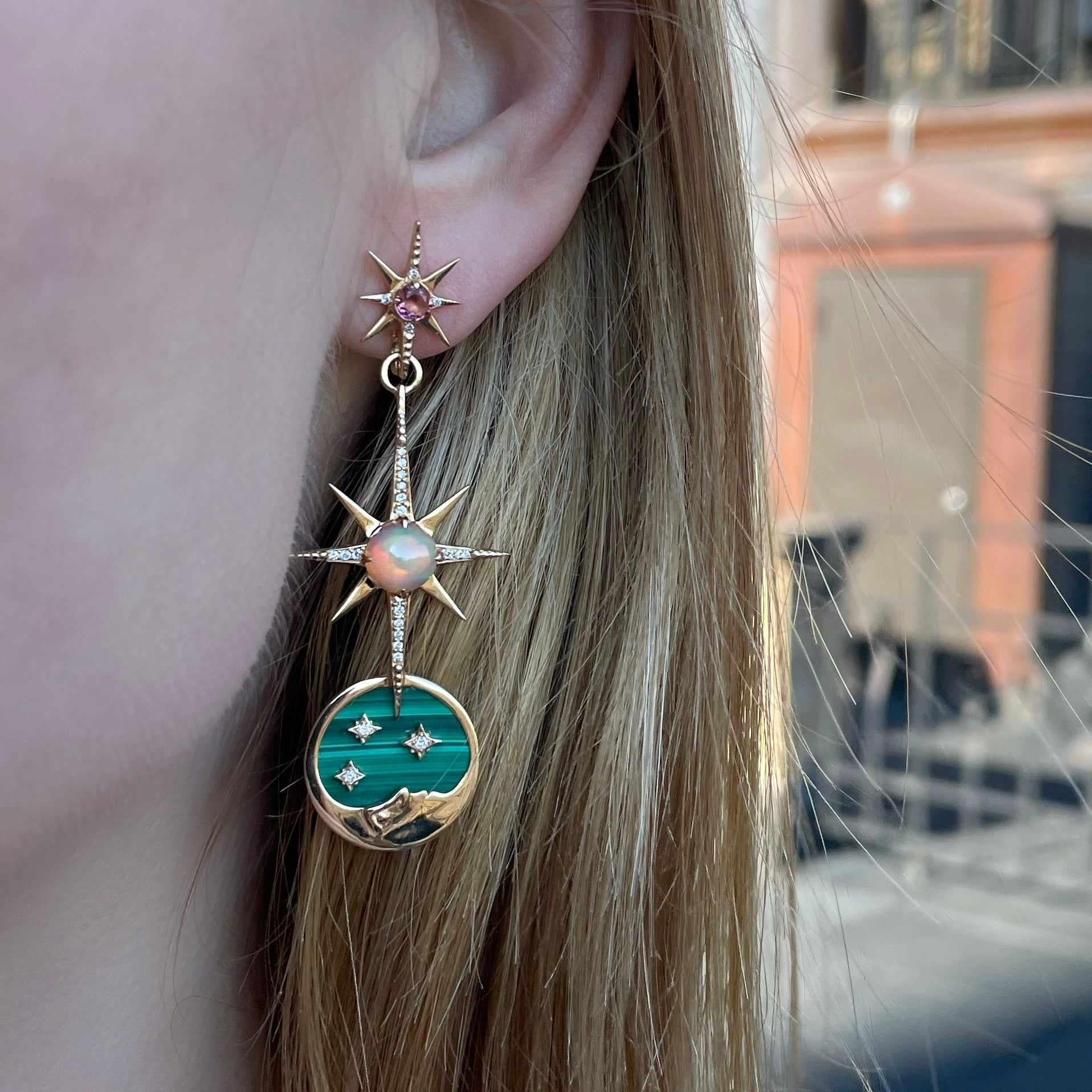Celestial Transformer Earrings-Earring-Eden Presley Fine Jewelry
