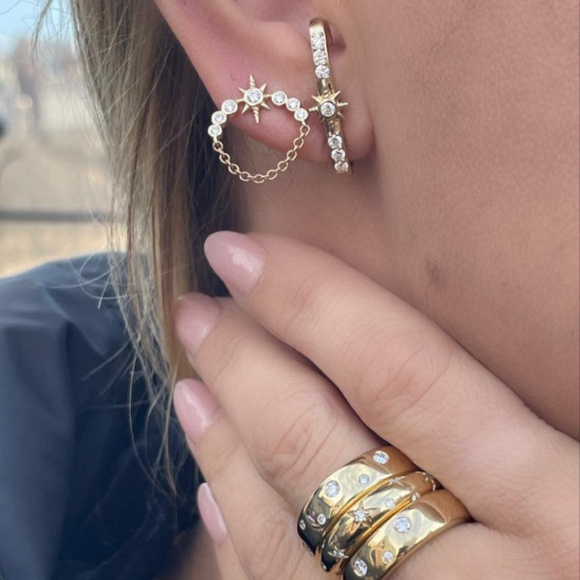 Cosmic Bar Stud-Earrings-Eden Presley Fine Jewelry