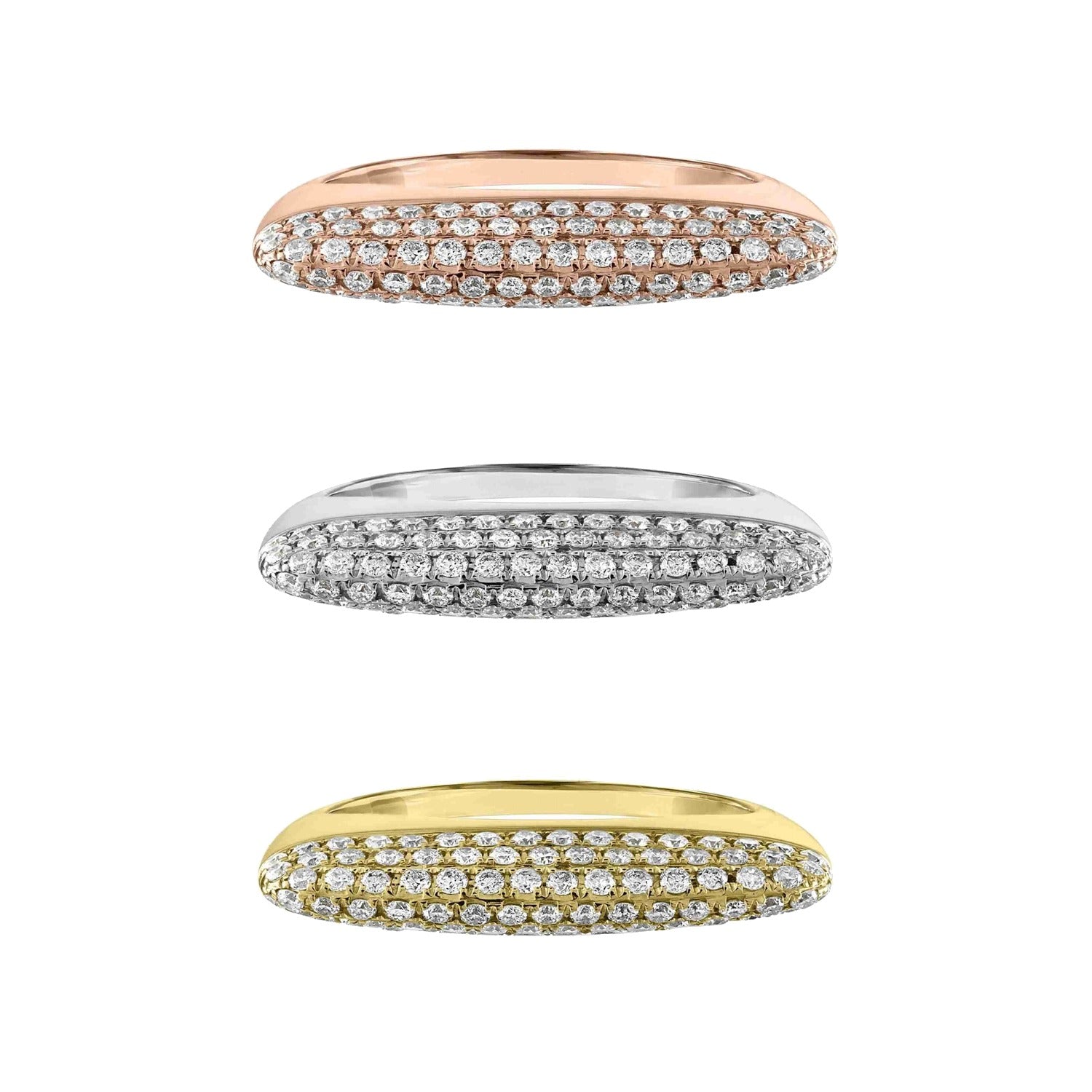 Eden Diamond Stack Ring-Look