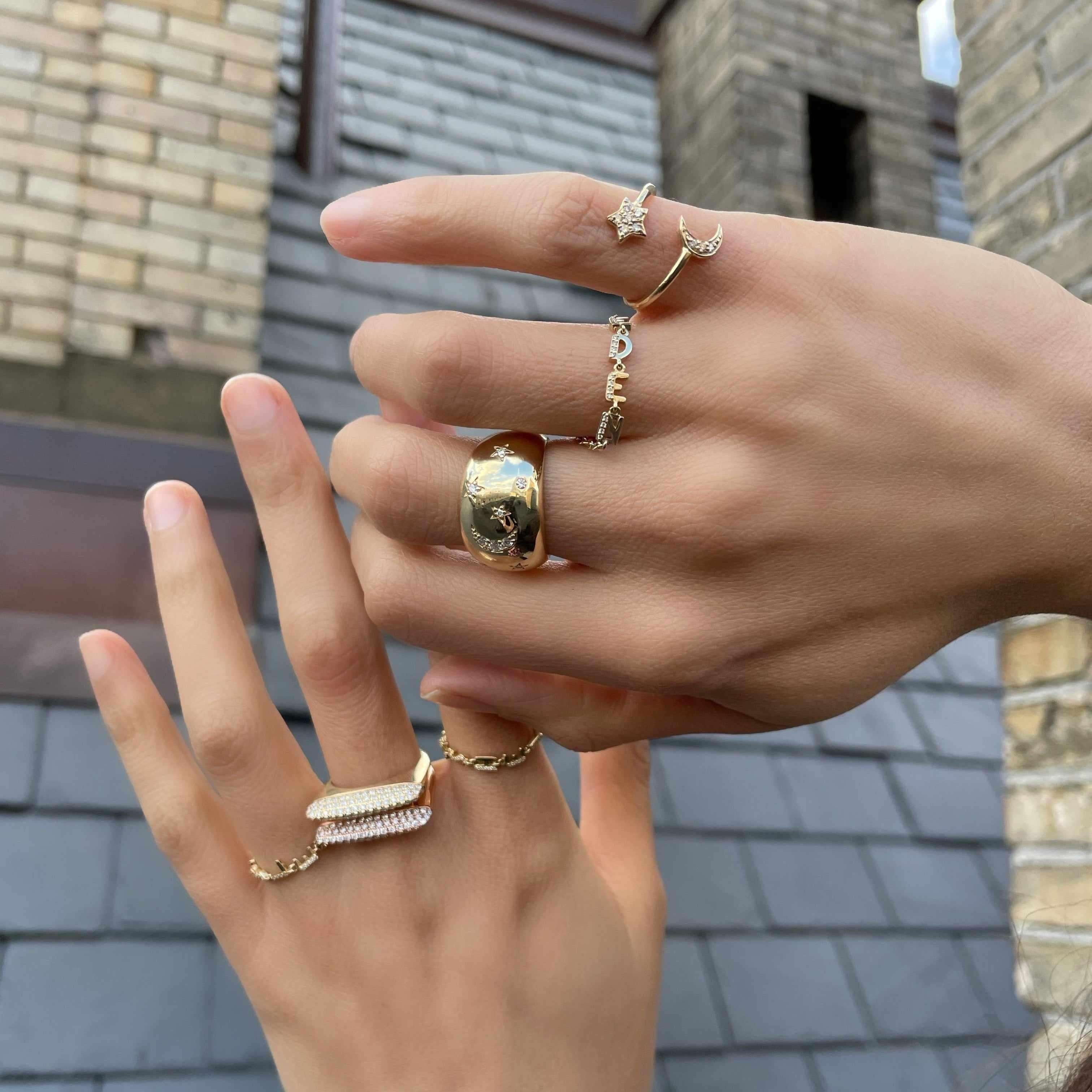 Eden Diamond Stack Ring-Ring-Eden Presley Fine Jewelry