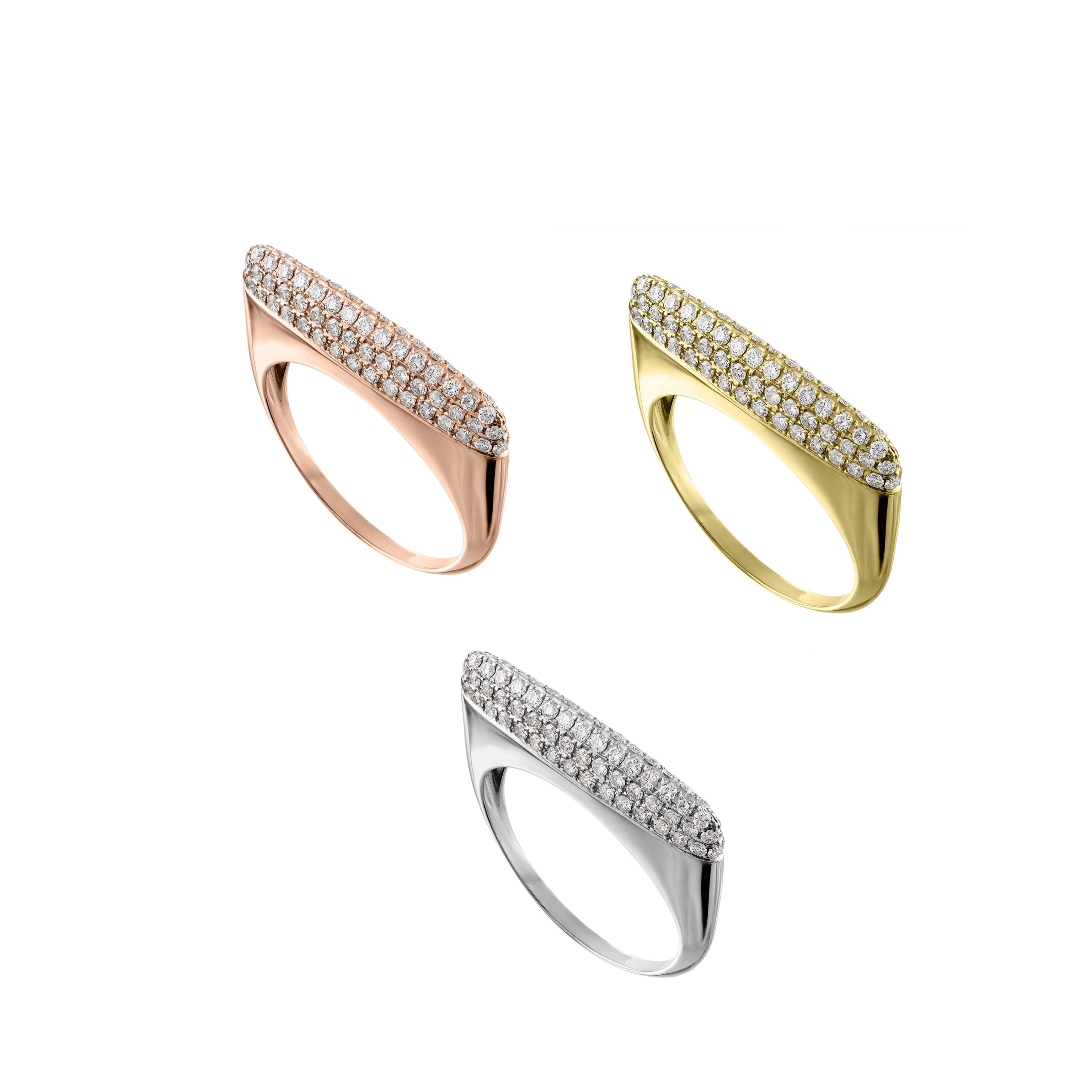 Eden Diamond Stack Ring-Side Look