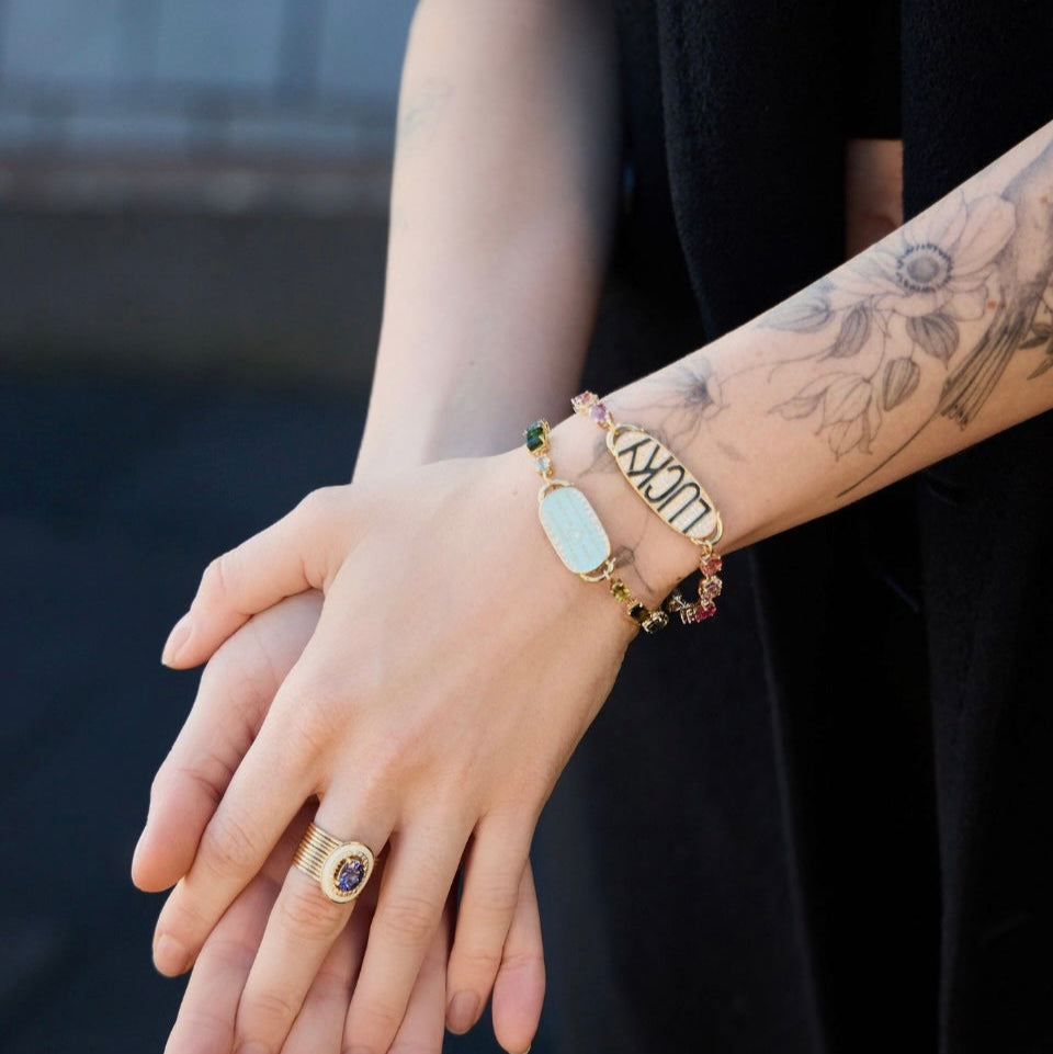Engraved Express Lock-Bracelets, Necklace-Eden Presley Fine Jewelry