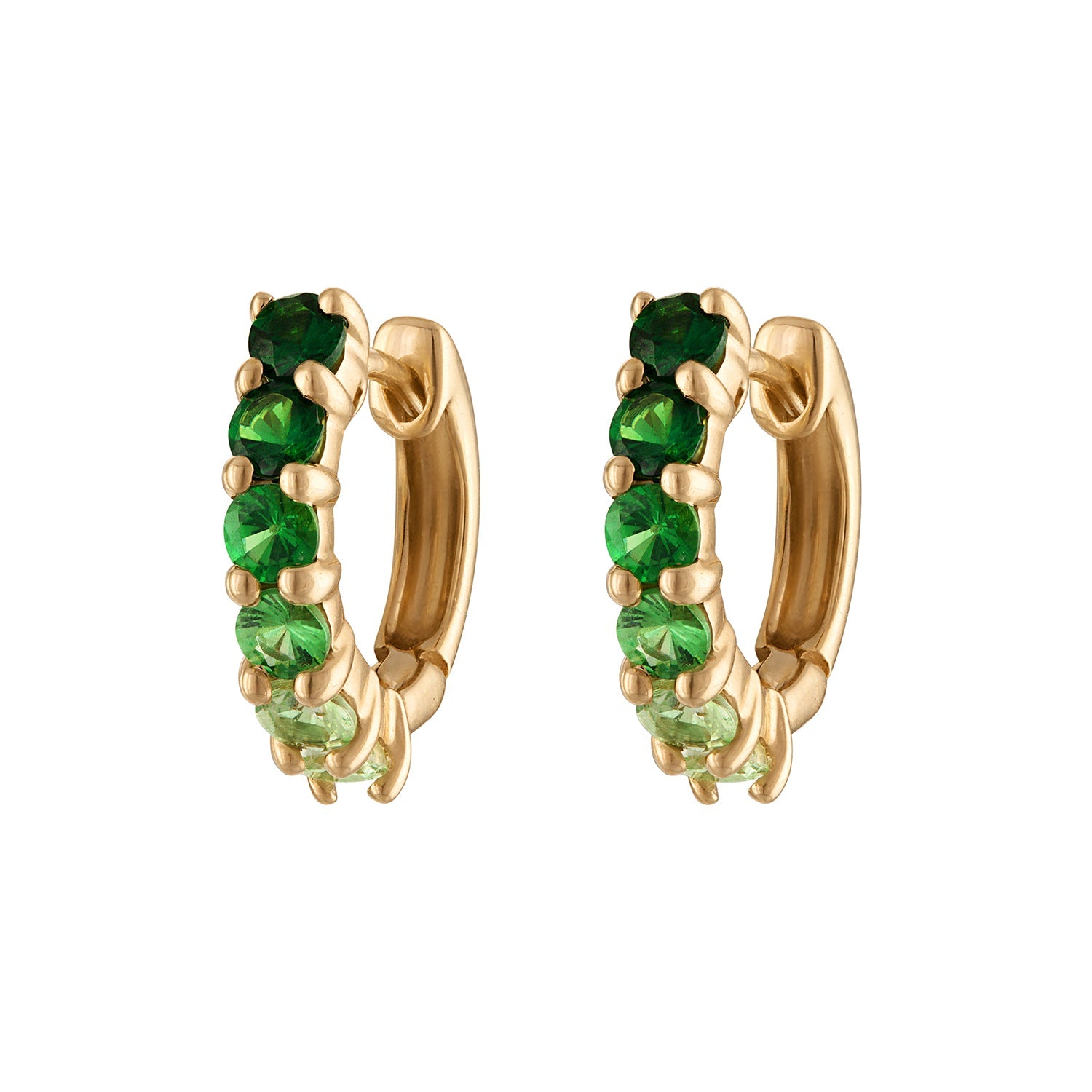 EP Signature Huggies different shades of green Studs