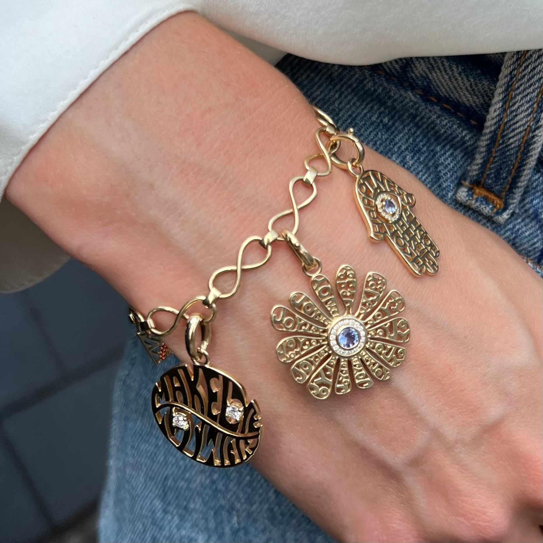 Eternity Link Chain/ Bracelet-necklace, necklaces lock-Eden Presley Fine Jewelry
