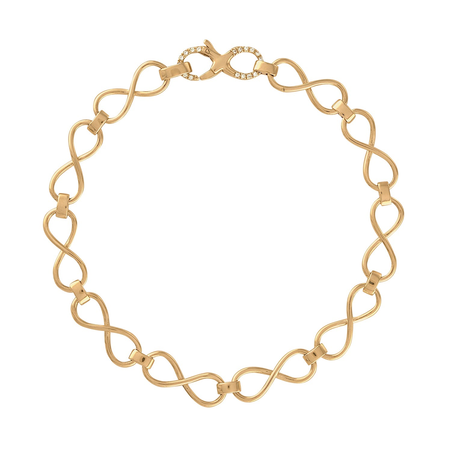 Eternity Link Chain/ Bracelet-necklace, necklaces lock-Eden Presley Fine Jewelry