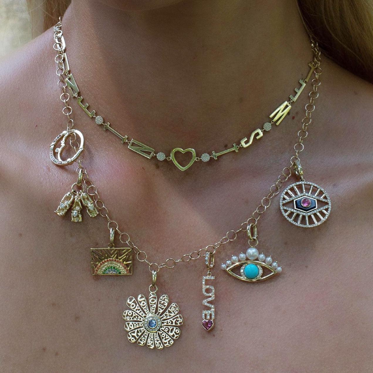 Find Your Joy Pendant-Charms & Pendants-Eden Presley Fine Jewelry