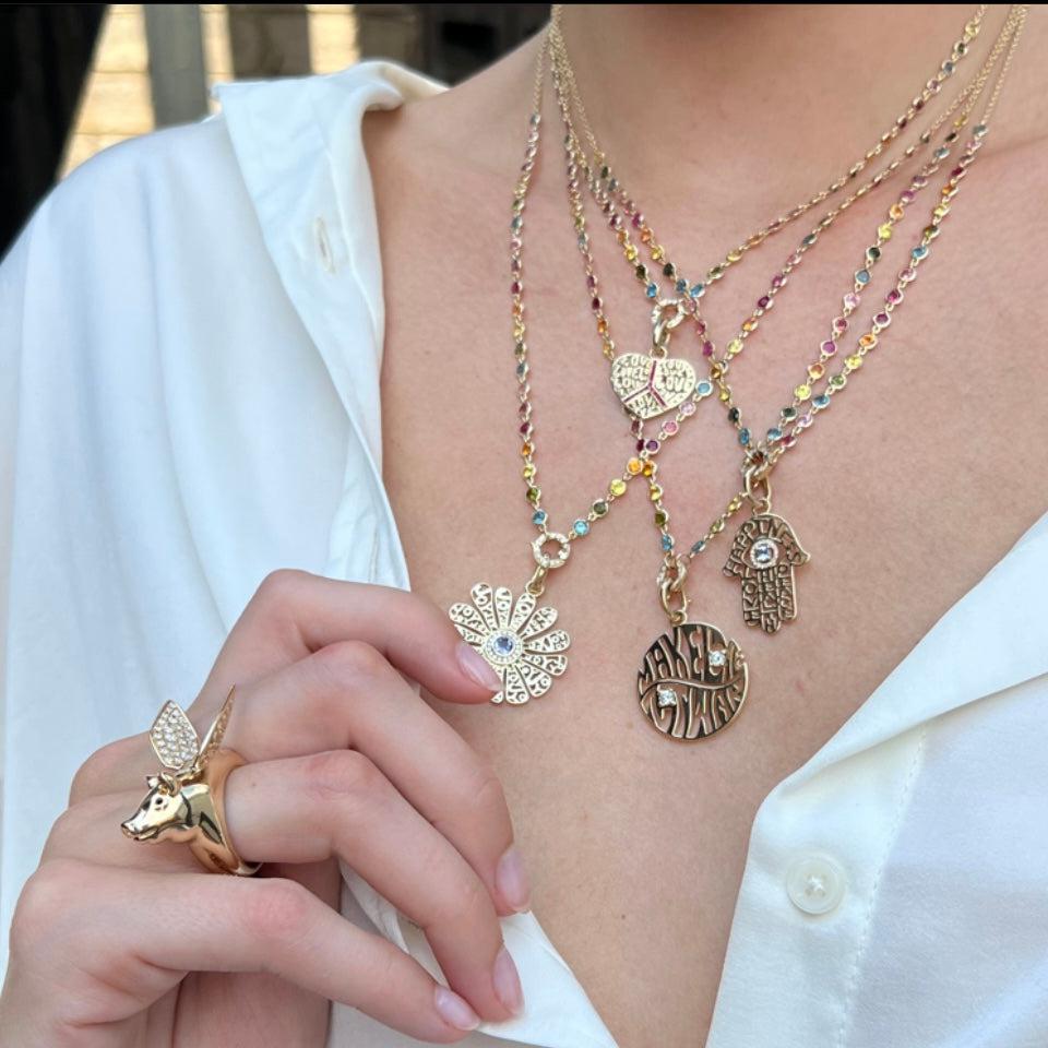 Find Your Joy Pendant-Charms & Pendants-Eden Presley Fine Jewelry