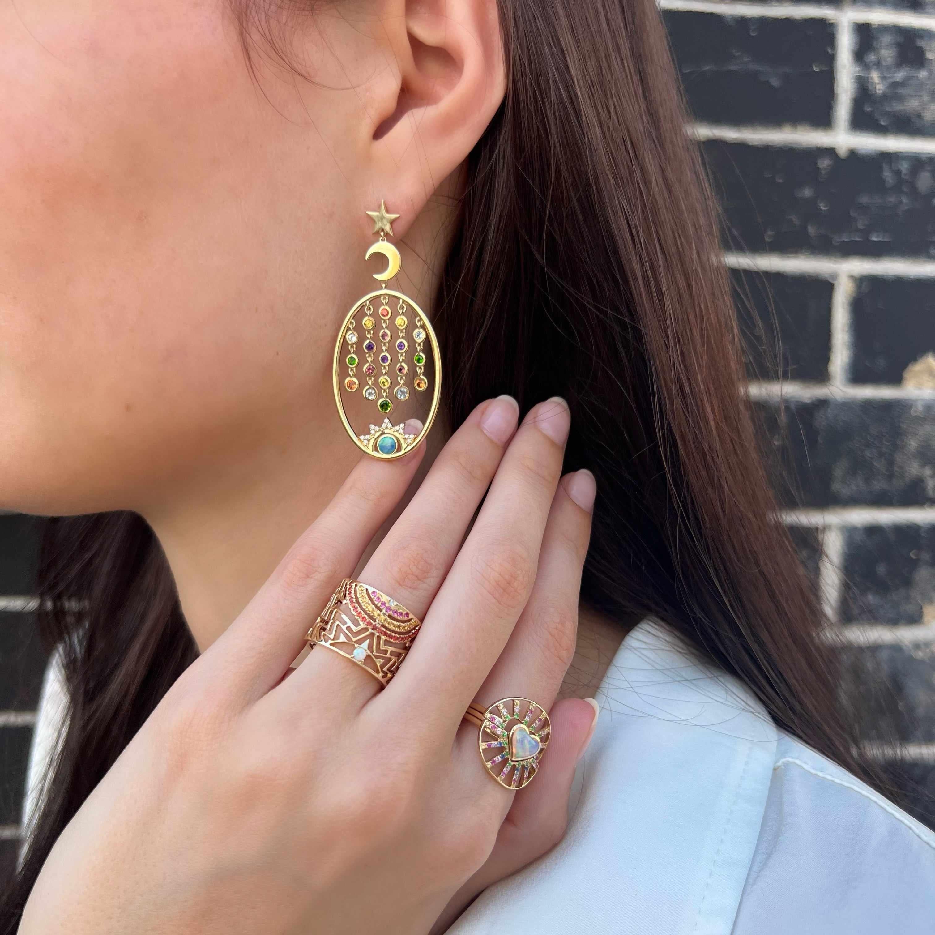 Galaxy Earrings-Earrings-Eden Presley Fine Jewelry