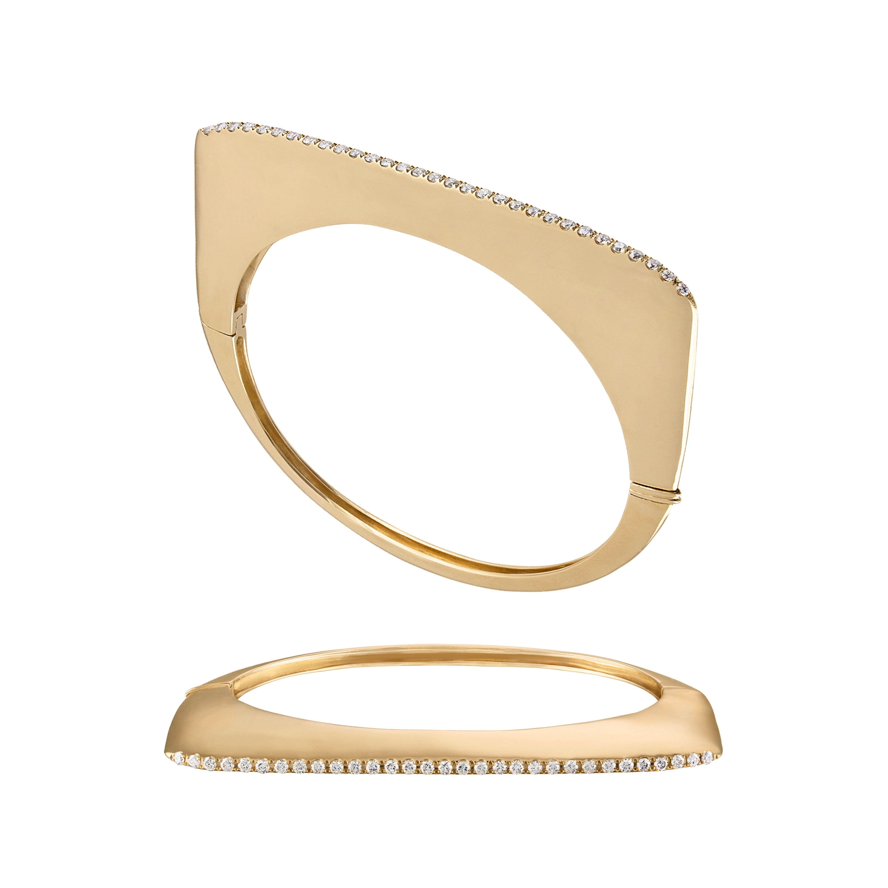 Golden Girl Diamond Bangle-Bracelet-Eden Presley Fine Jewelry