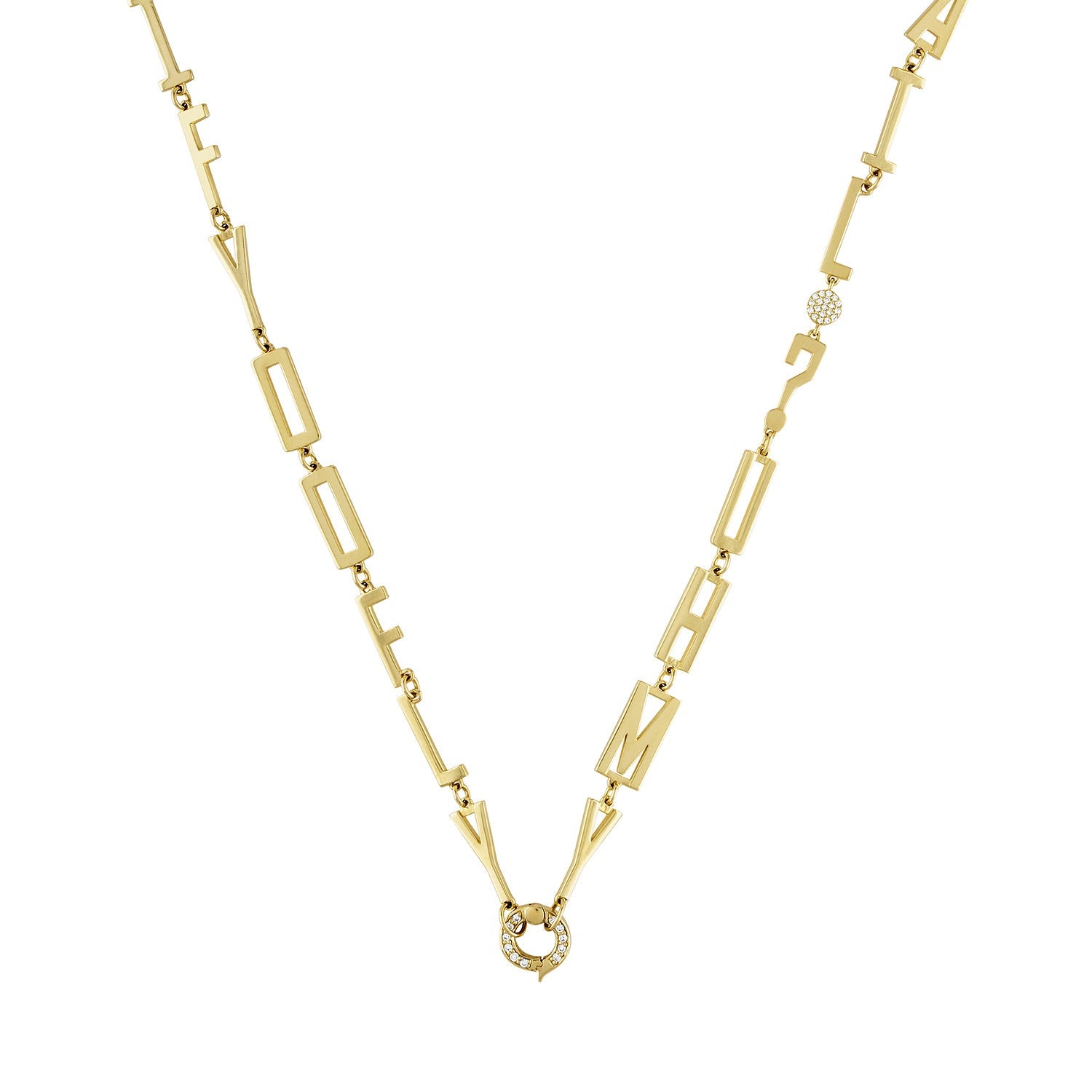 Golden Mantra Necklaces-Necklace-Eden Presley Fine Jewelry