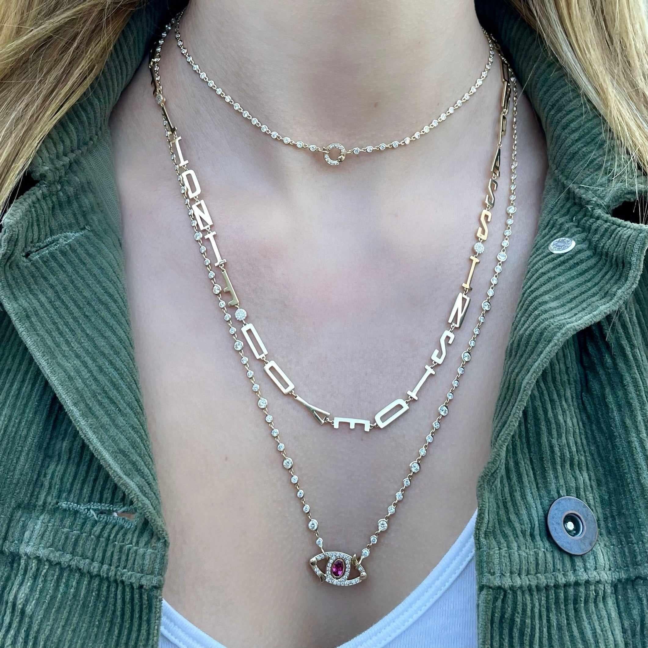 Golden Mantra Necklace - Image 10 | Necklace | Eden Presley
