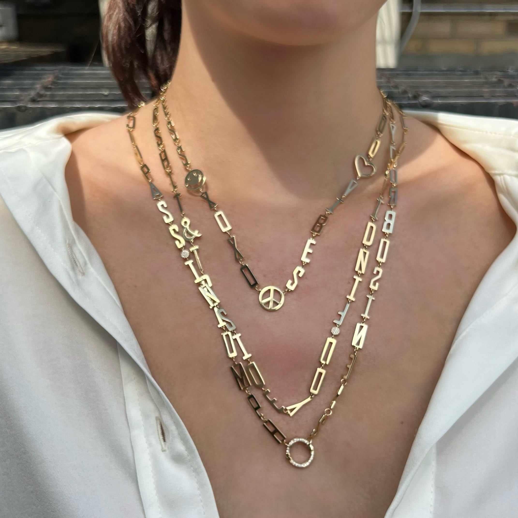 Golden Mantra Necklace - Image 5 | Necklace | Eden Presley