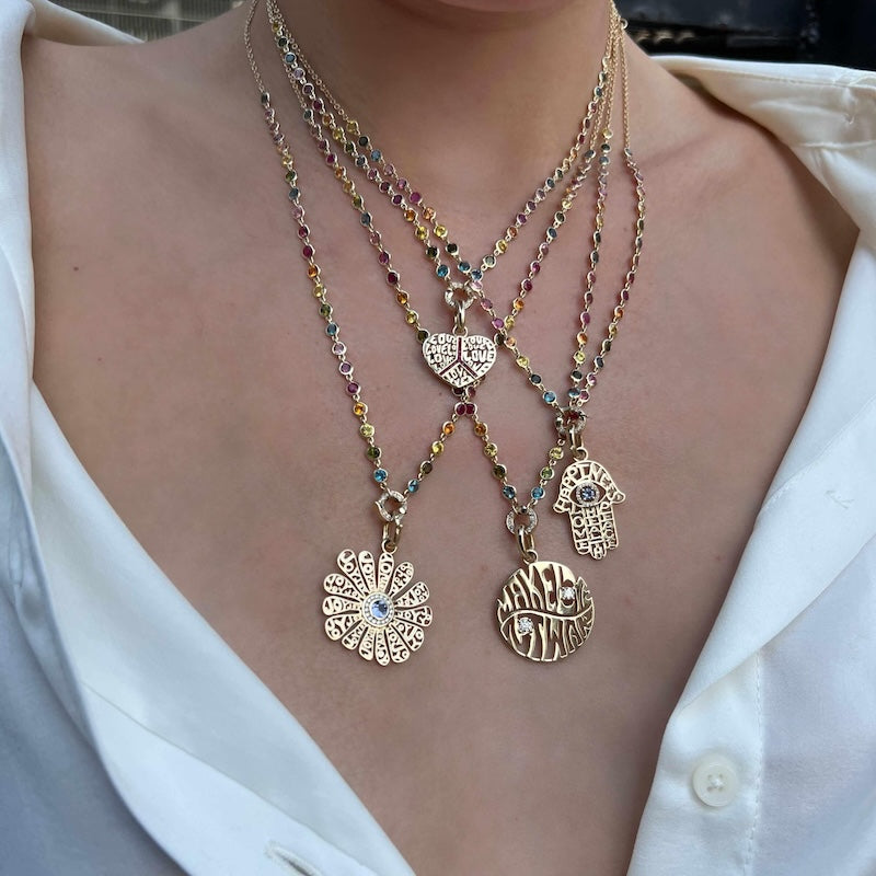 Hamsa Pendant-Pendant Necklace-Eden Presley Fine Jewelry