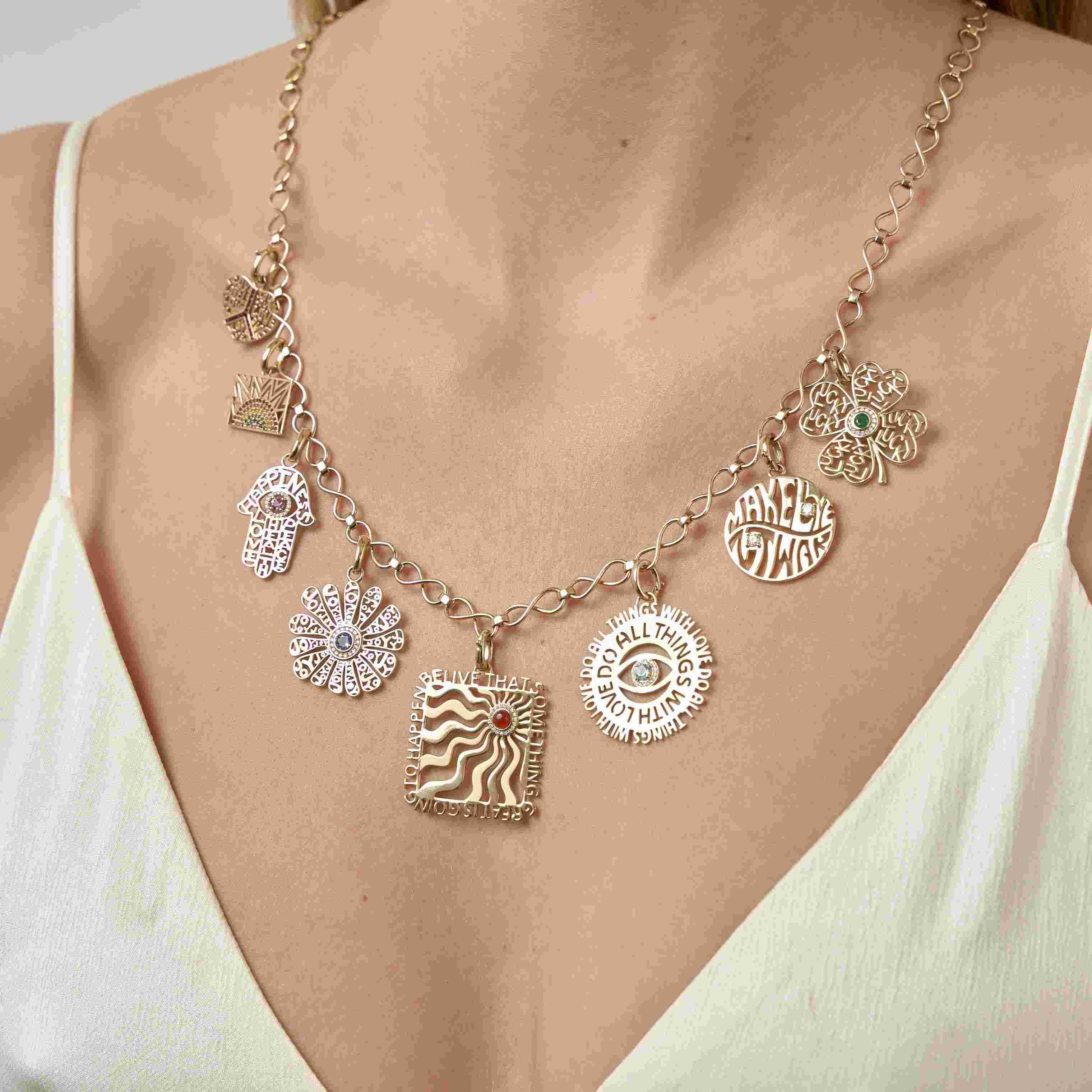 Hamsa Pendant-Pendant Necklace-Eden Presley Fine Jewelry