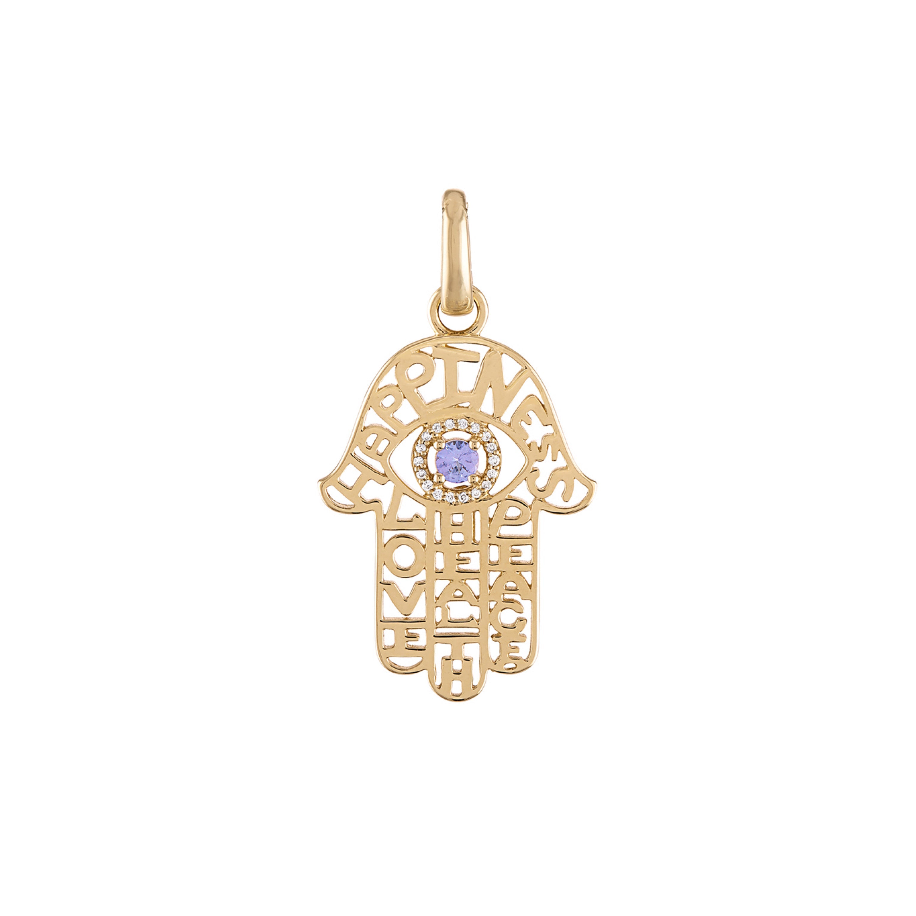 Hamsa Pendant-Pendant Necklace-Eden Presley Fine Jewelry