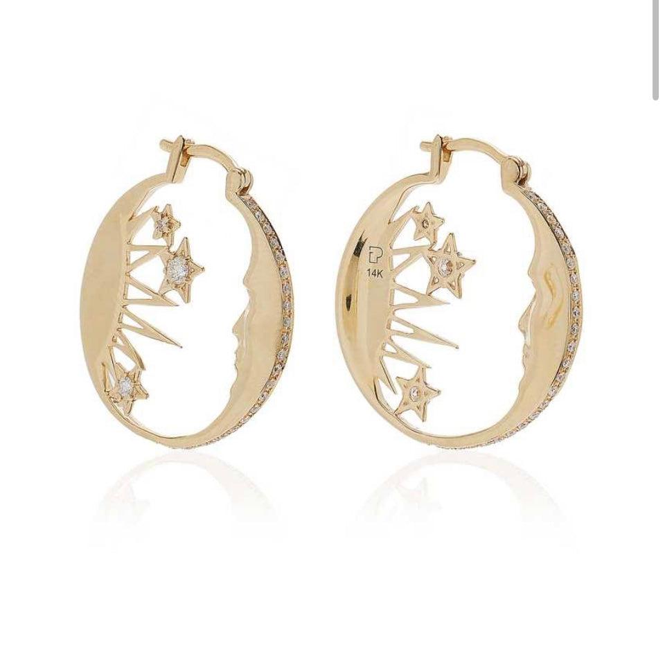 Harmony Diamond Hoops-Earrings-Eden Presley Fine Jewelry