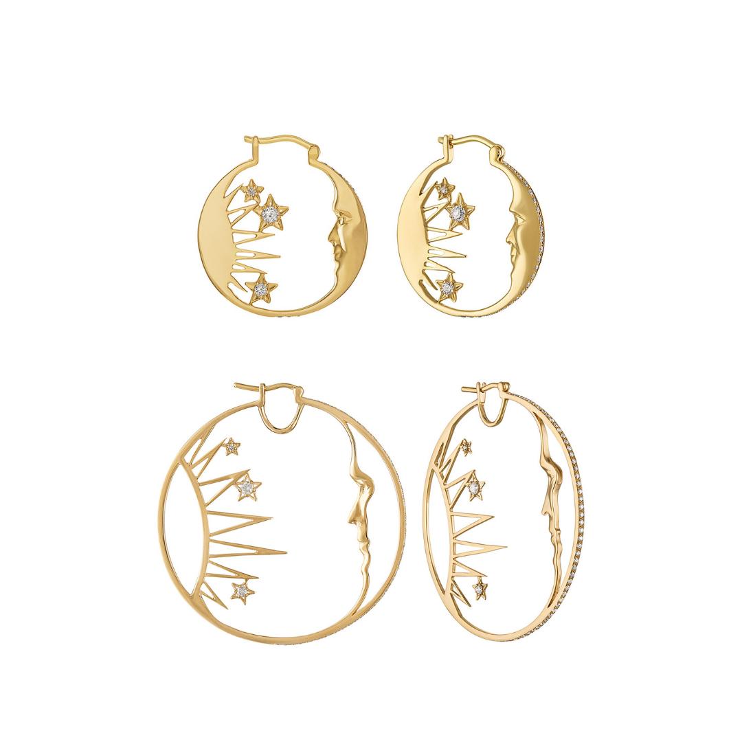 Harmony Diamond Hoops-Earrings-Eden Presley Fine Jewelry