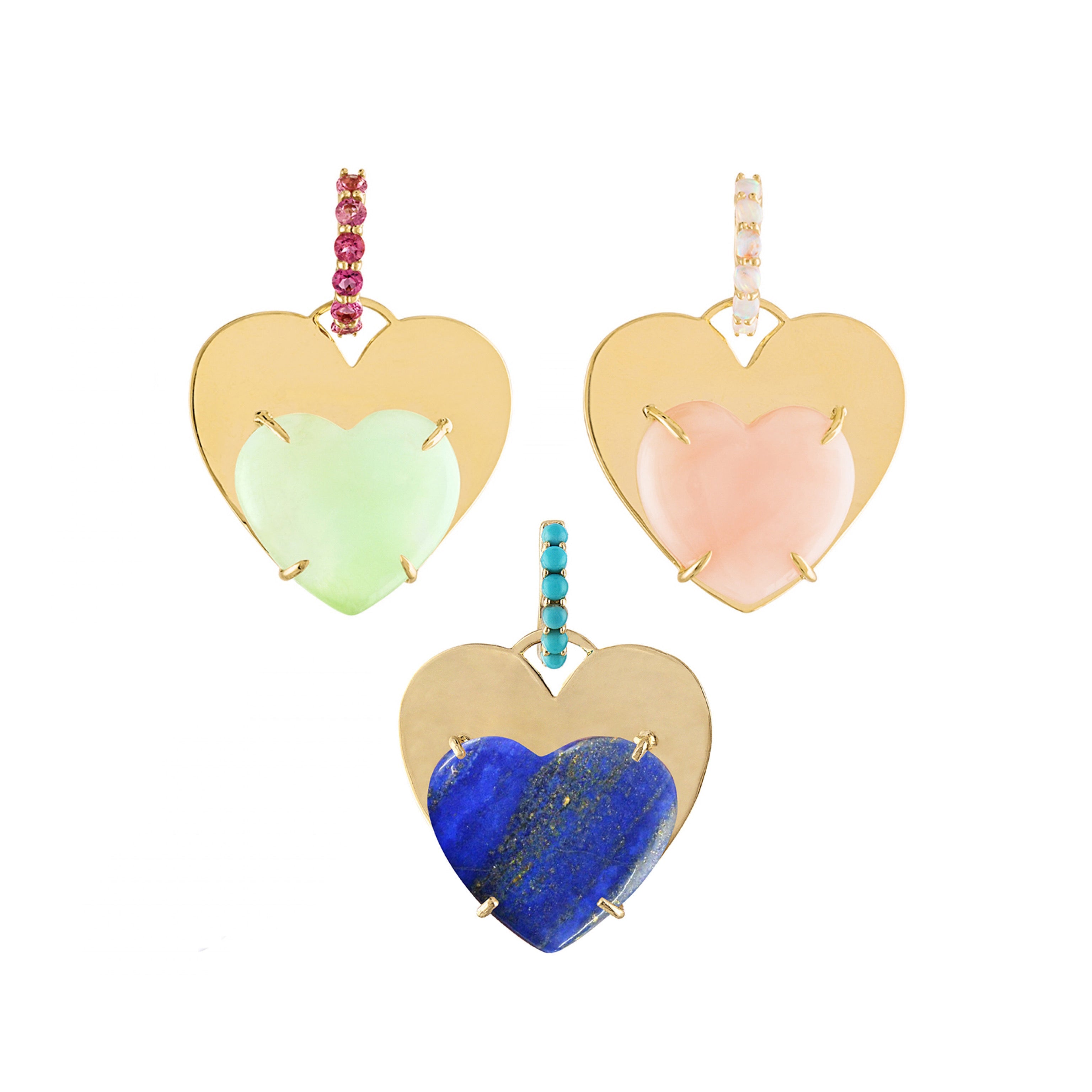 Hearts & Hugs Earrings-Earring-Eden Presley Fine Jewelry in multicolor