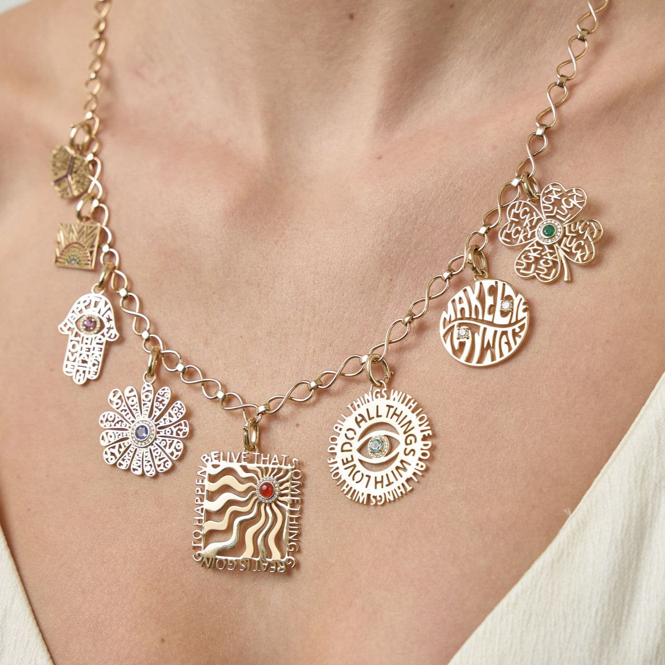 I Feel Lucky Pendant-Charms & Pendants-Eden Presley Fine Jewelry