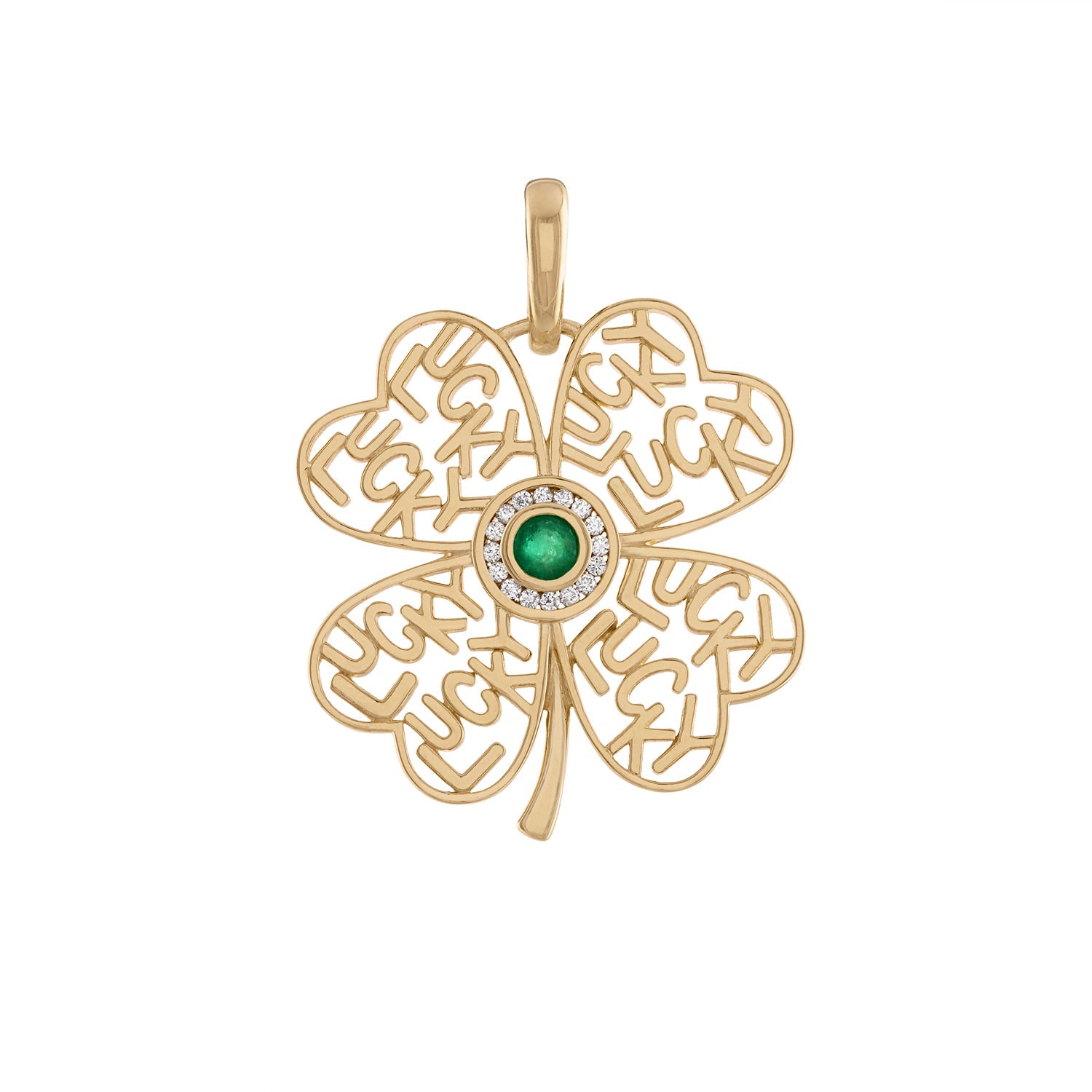 I Feel Lucky Pendant-Charms & Pendants-Eden Presley Fine Jewelry