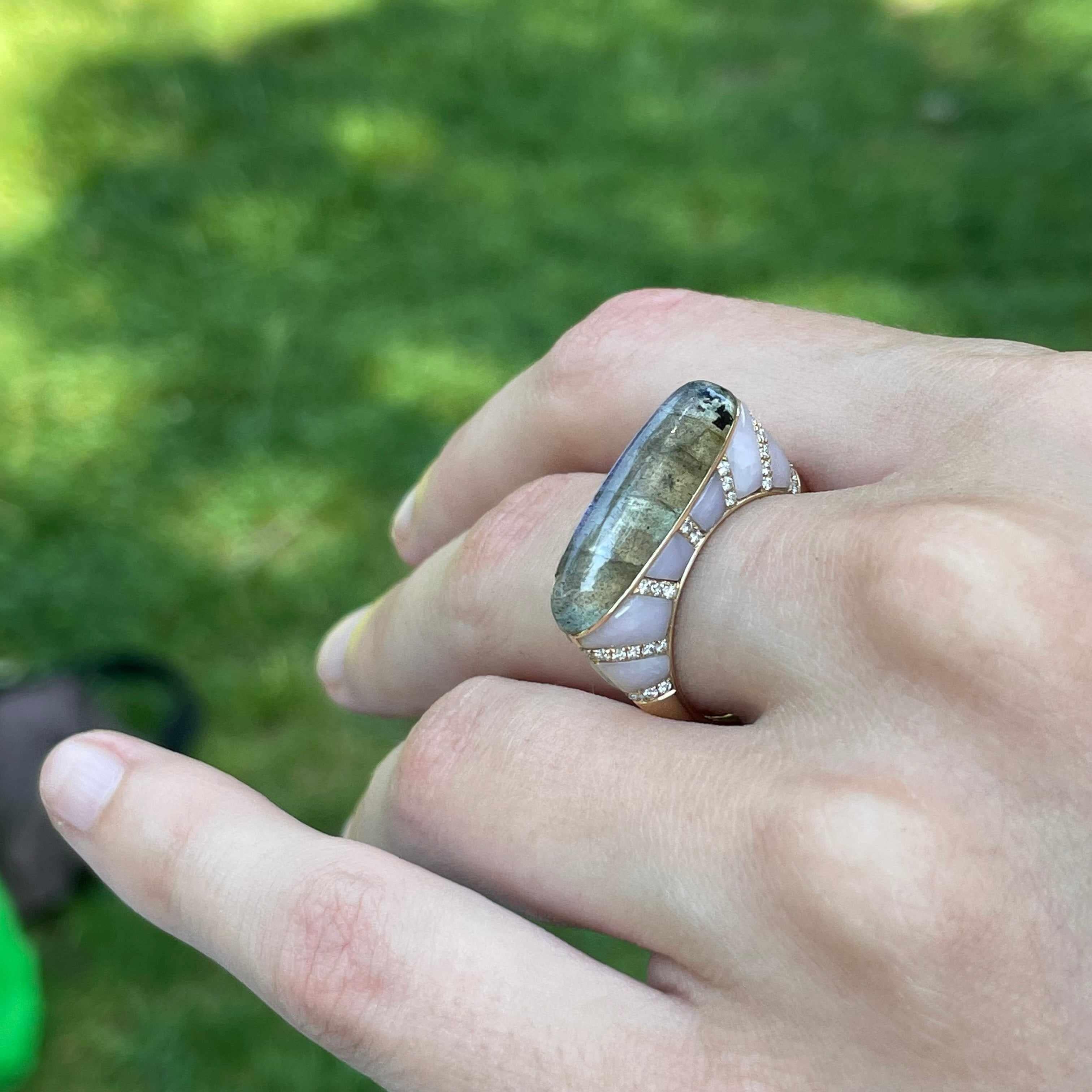 In Pieces Stack Ring-Look on Hand