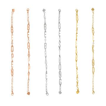 "Just Be" Mantra Diamond Bracelets-Bracelet-Eden Presley Fine Jewelry