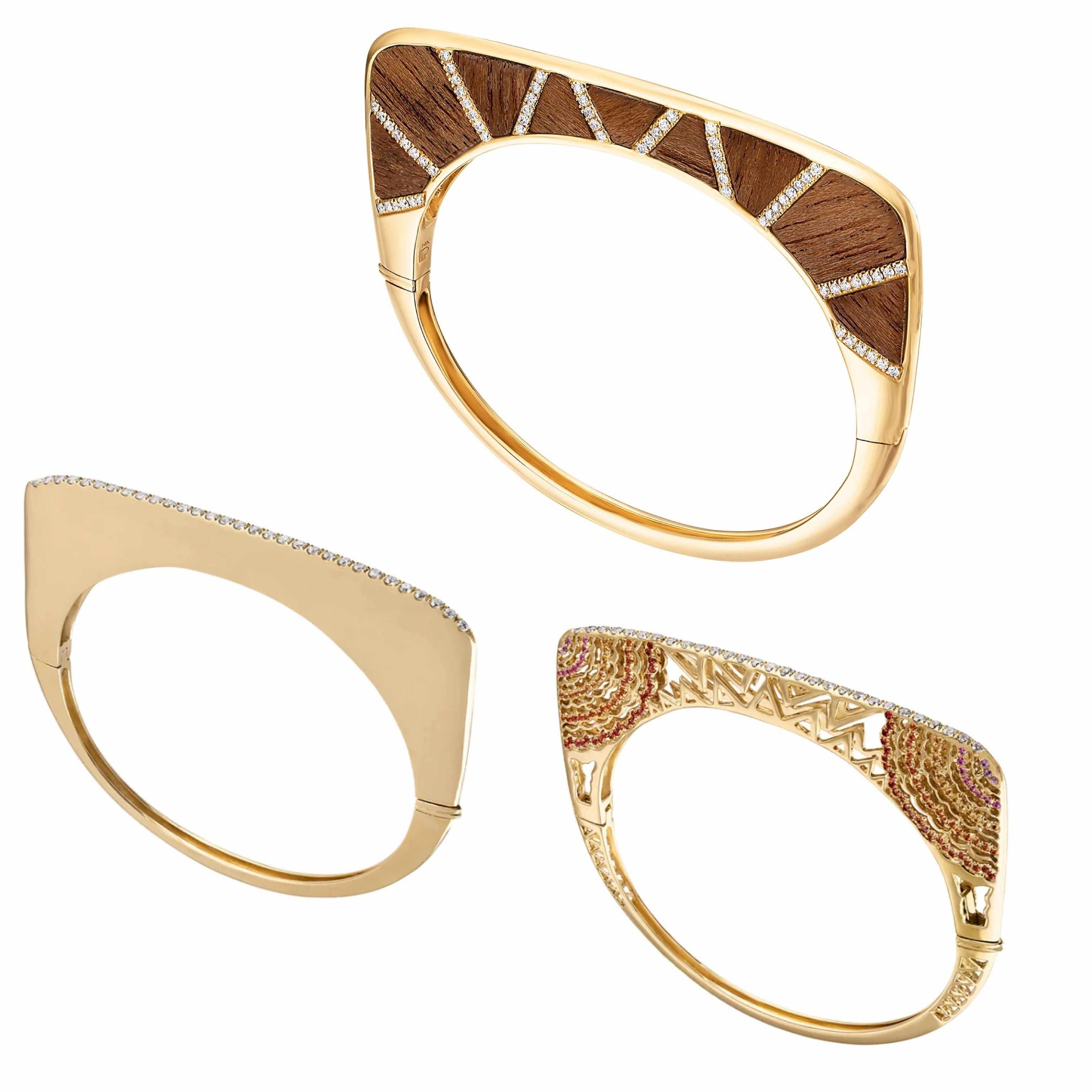 Knock on Wood Structured Bangle-Bangle-Eden Presley Fine Jewelry