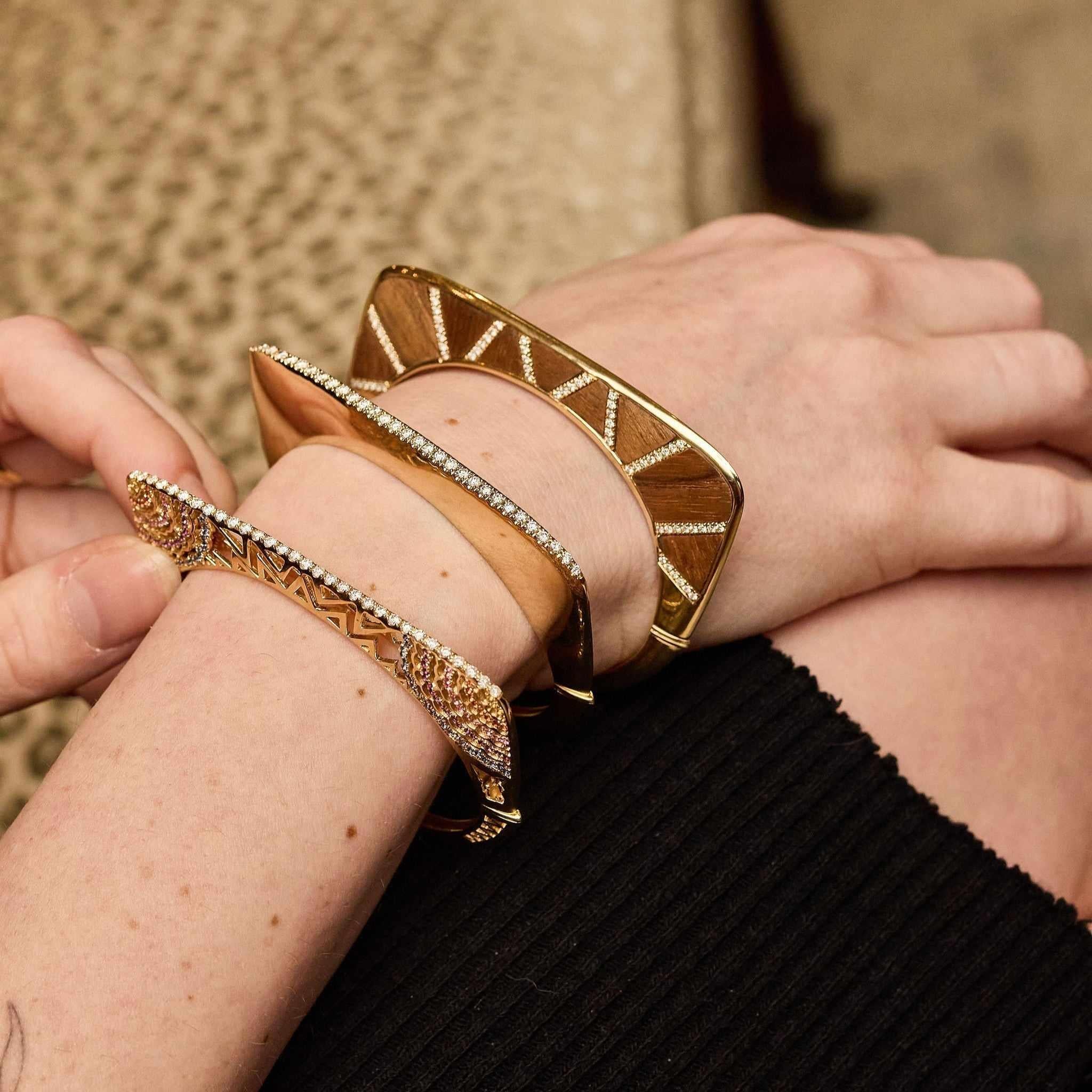 Knock on Wood Structured Bangle-Bangle-Eden Presley Fine Jewelry