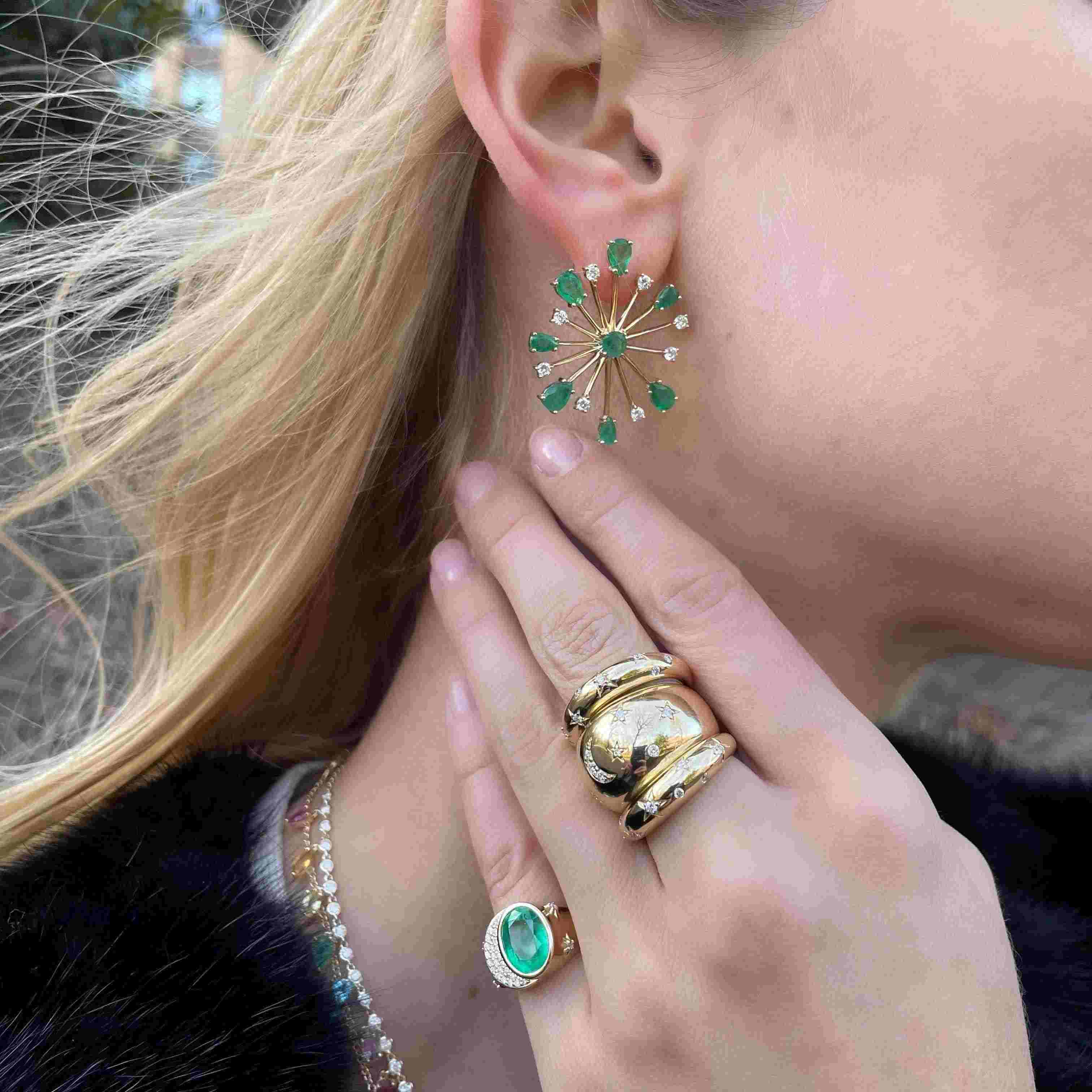 Large Pop Rocks Studs-Earring-Eden Presley Fine Jewelry