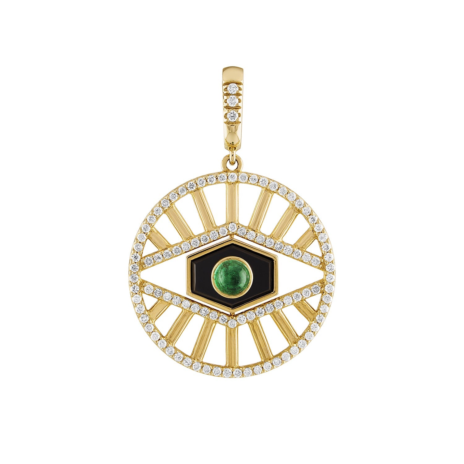 Little 3rd Eye Flip Pendant-Necklace, pendant, necklaces-Eden Presley Fine Jewelry