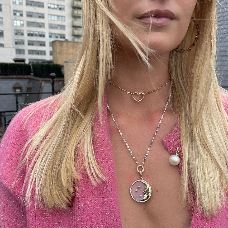 Long Tiny Letters Transformer Necklace-Bracelet-Eden Presley