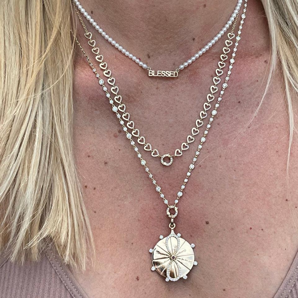 Magic 8 Spinner Pendant-necklace, necklaces lock-Eden Presley Fine Jewelry