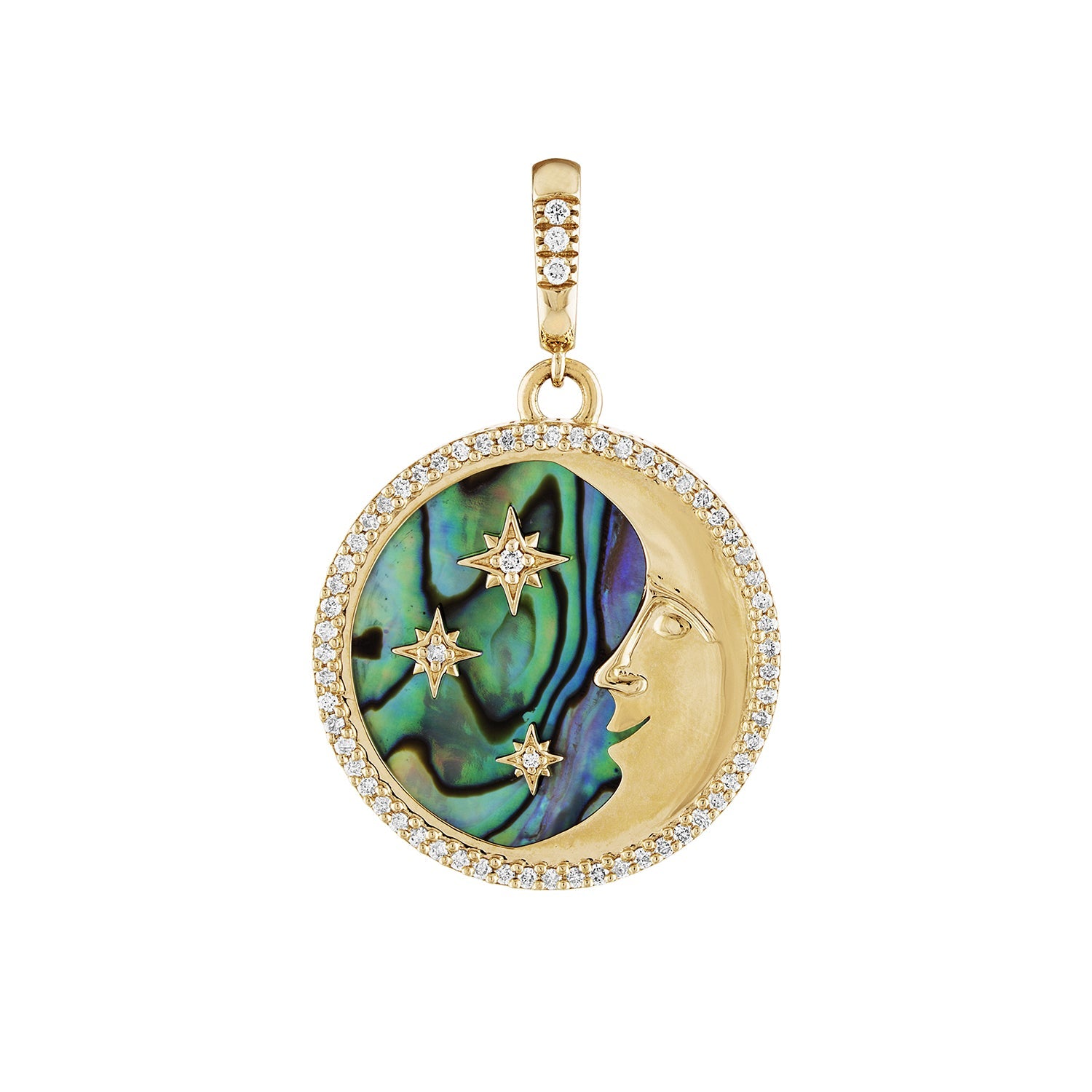 Mini More than the Moon & All of the Stars Pendant-Necklace, pendant, necklaces-Eden Presley Fine Jewelry