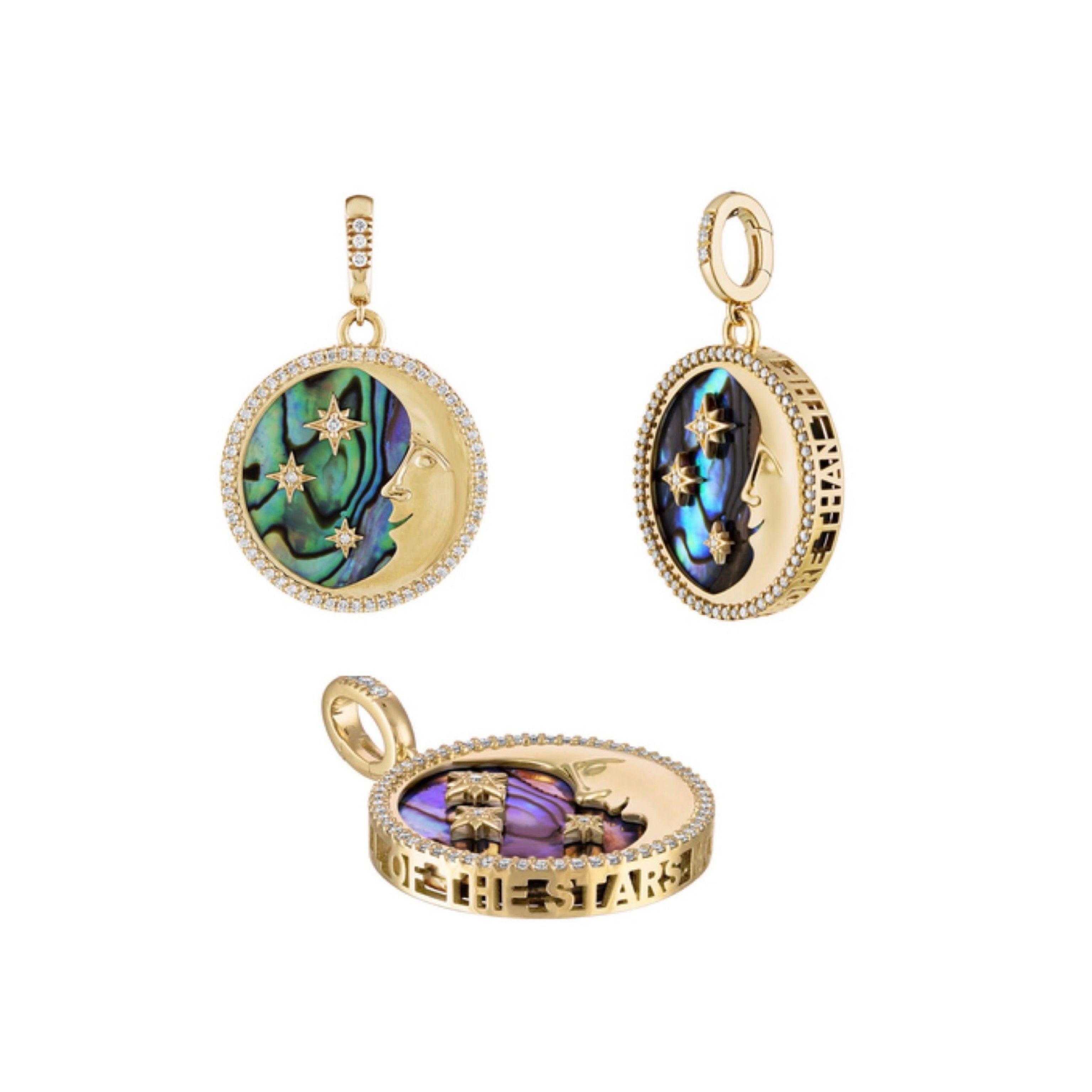 Mini More than the Moon & All of the Stars Pendant-Necklace, pendant, necklaces-Eden Presley Fine Jewelry