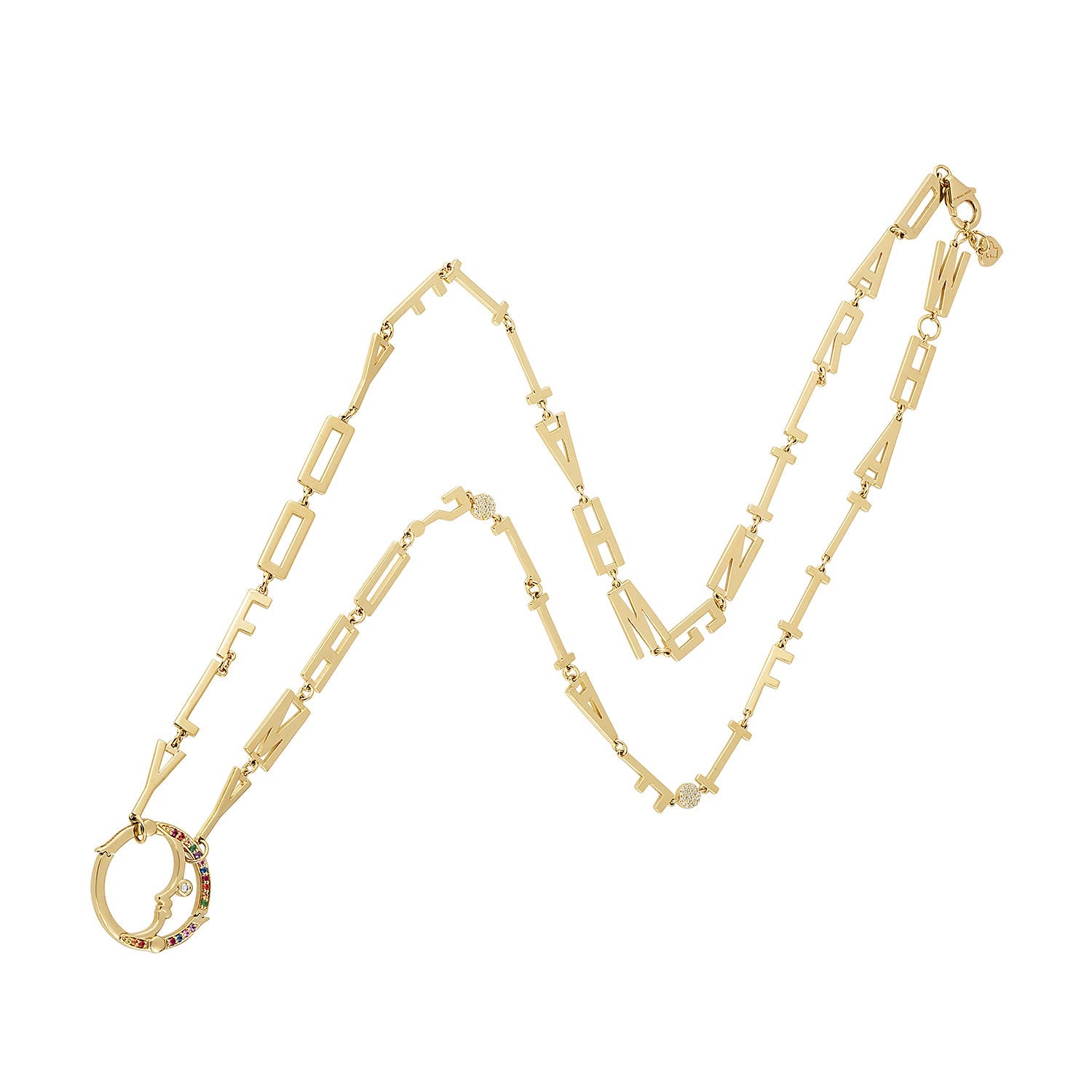 Moon Face Lock-Bracelets, Necklace-Eden Presley Fine Jewelry