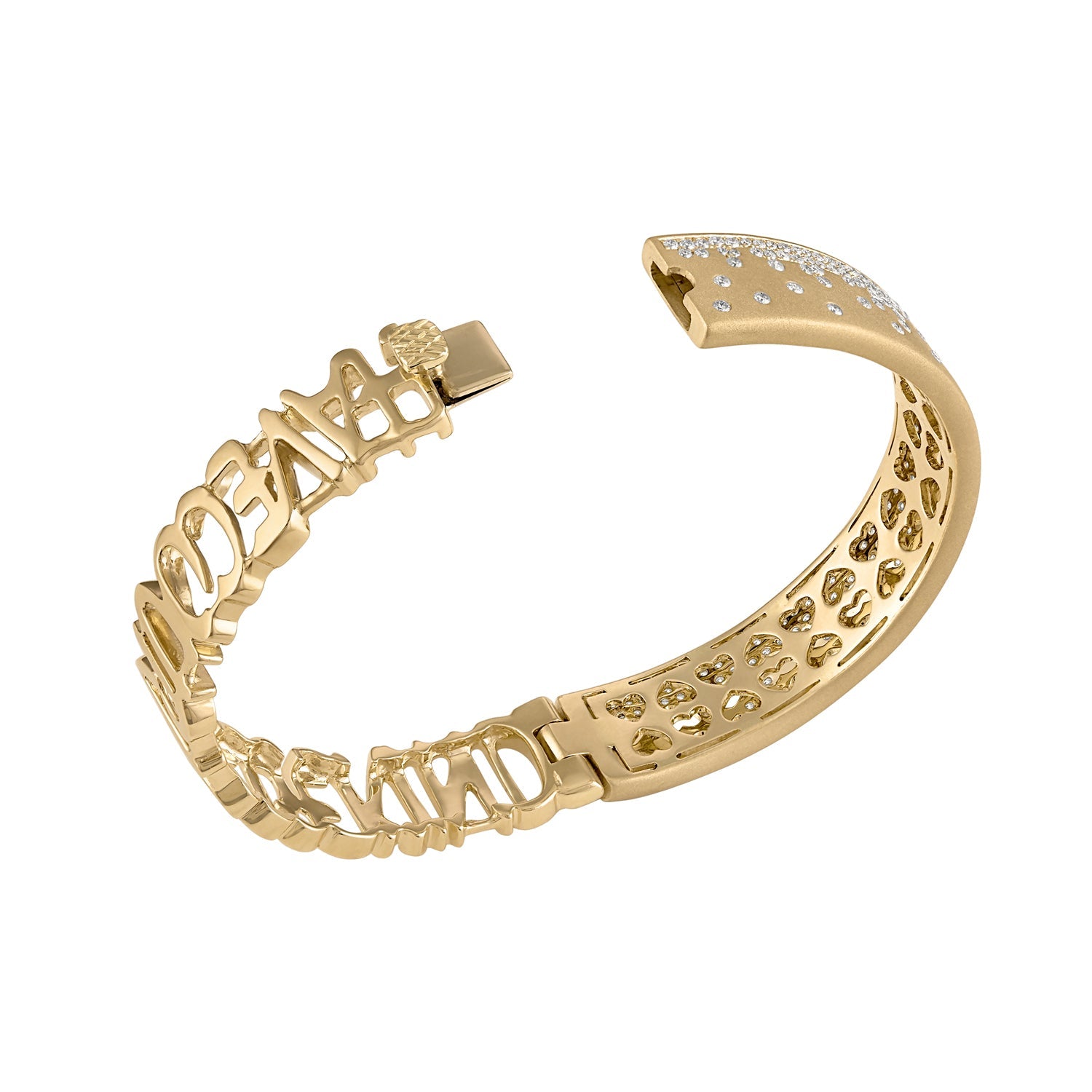More than the moon Diamond Bangle-Lock open