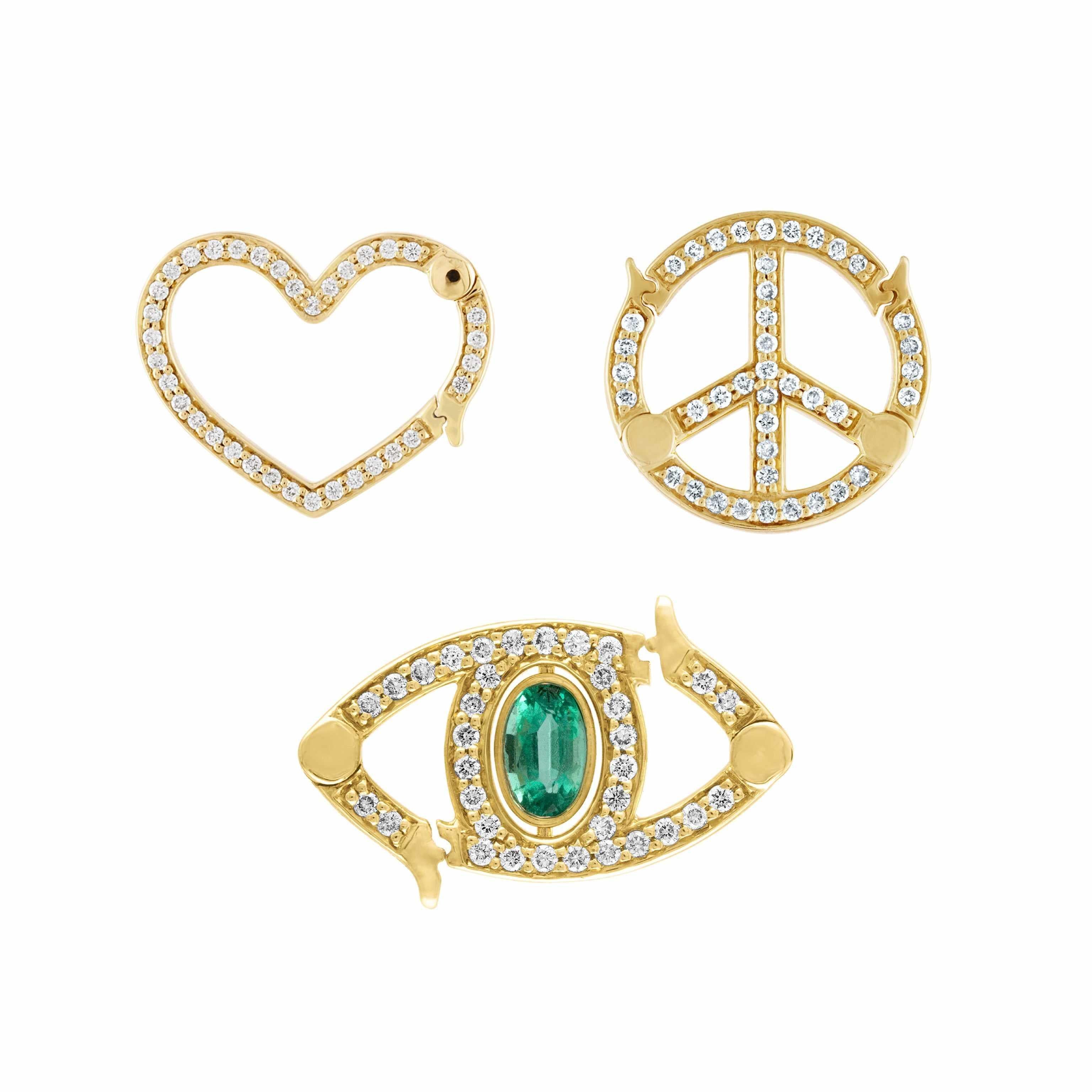 Motif Closure Locks-Necklace, pendant, necklaces-Eden Presley Fine Jewelry