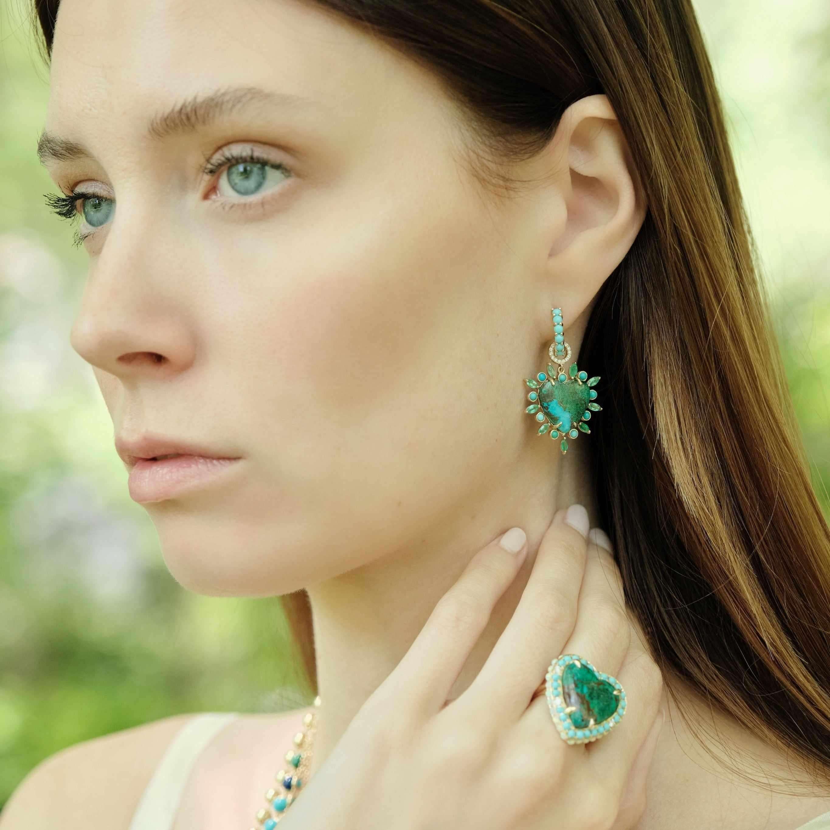 Only Love drop Earrings-drop, earring, huggie-Eden Presley Fine Jewelry