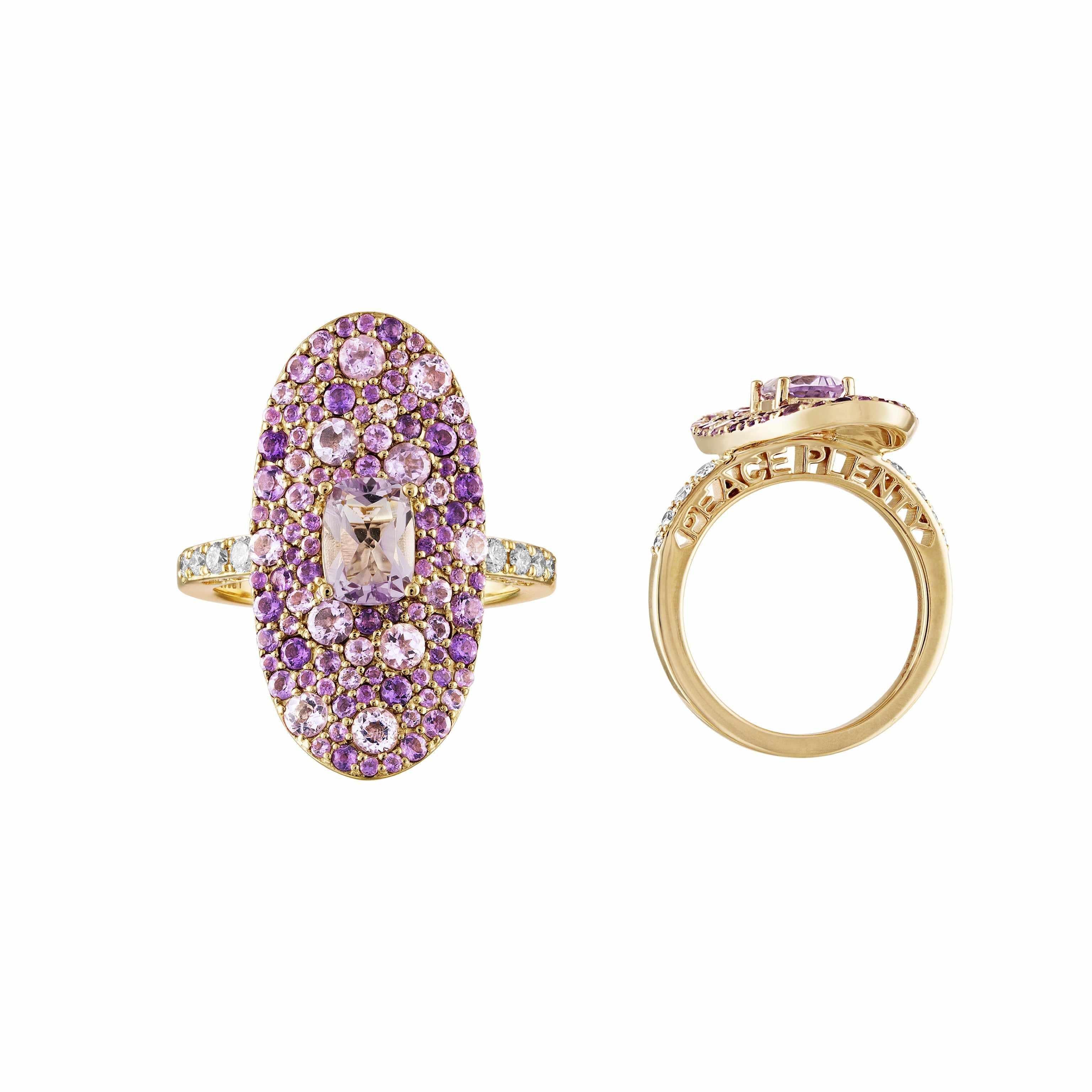 Peace & Plenty Lavender Ring