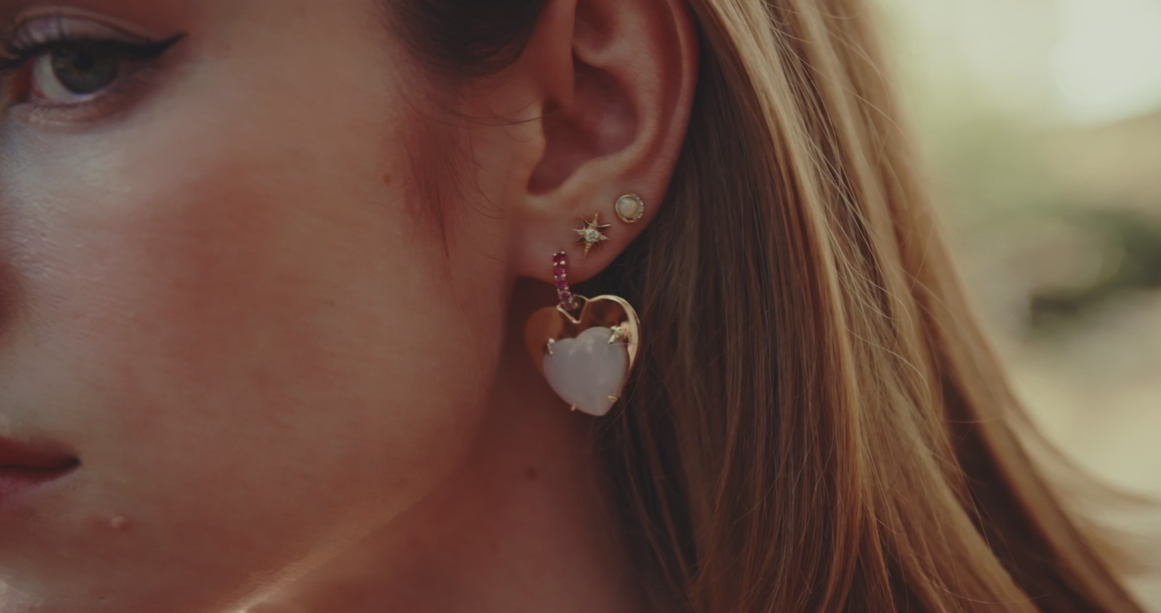Hearts & Hugs Earrings-Side view video
