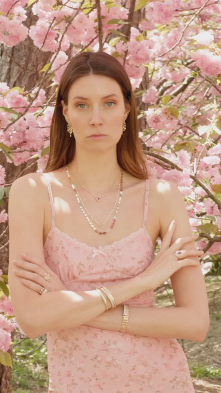 Rock Candy Shine necklace wear look