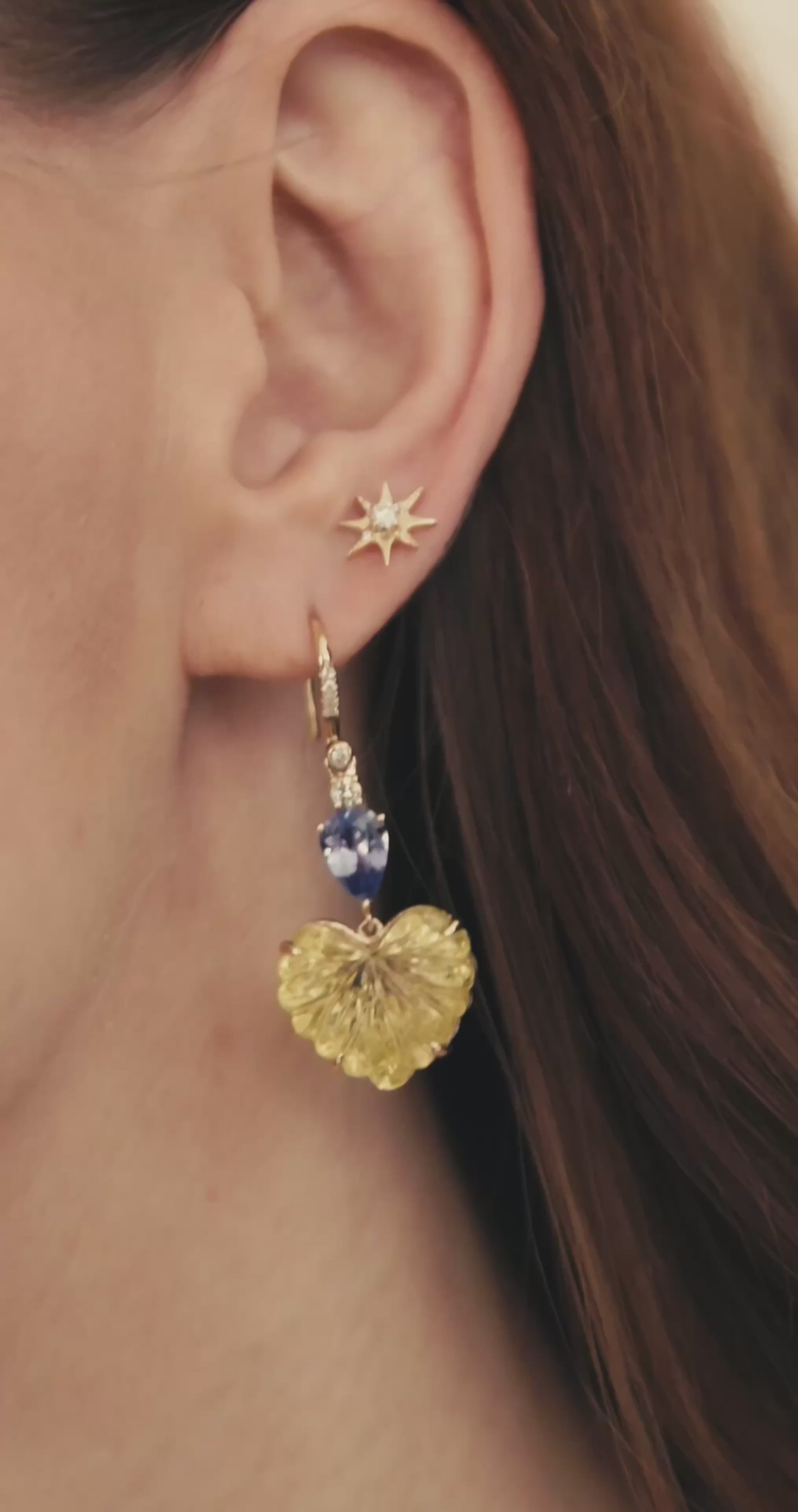 Love Earring front look -1
