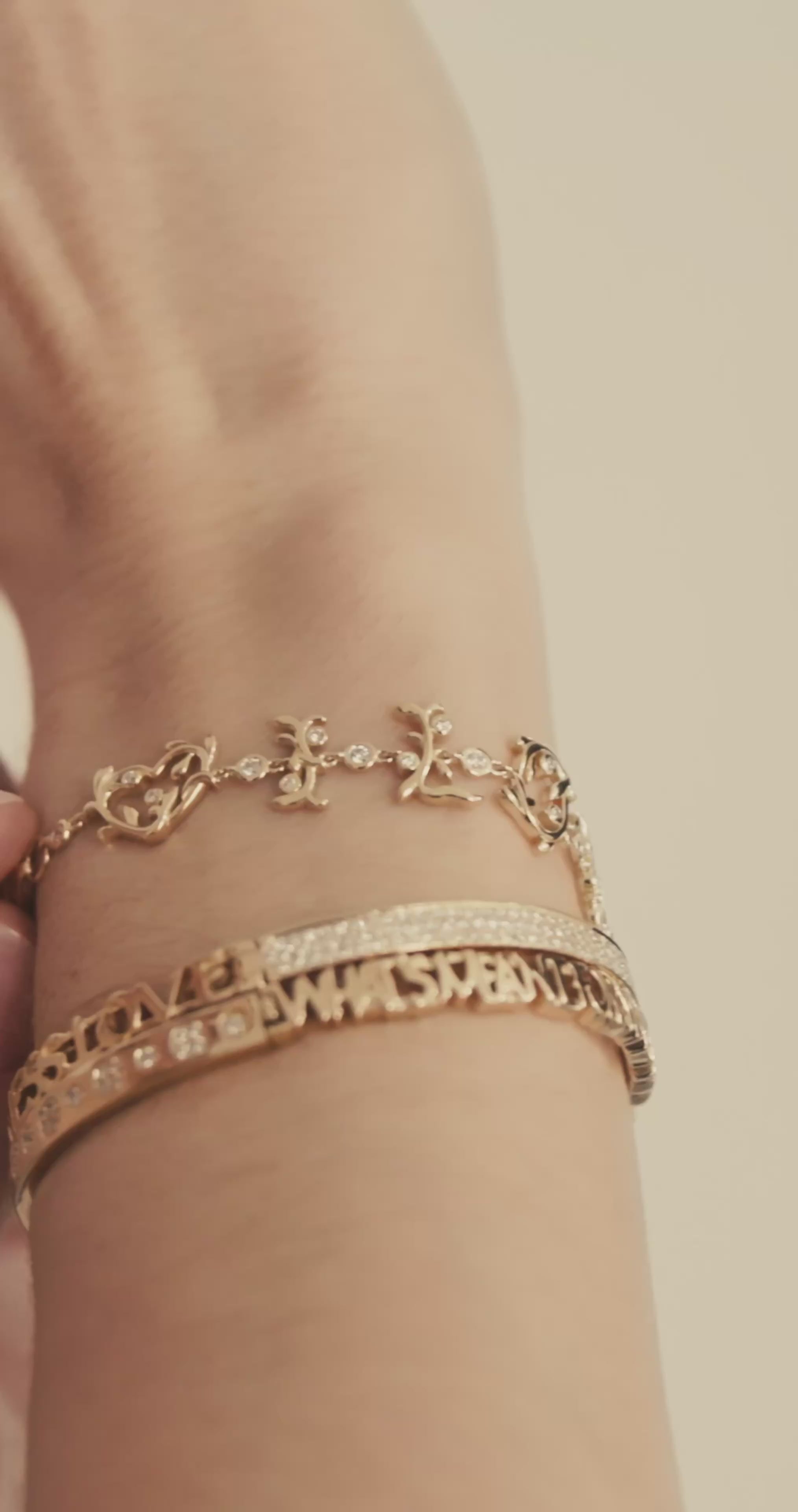 I Love You Vine Bracelet look