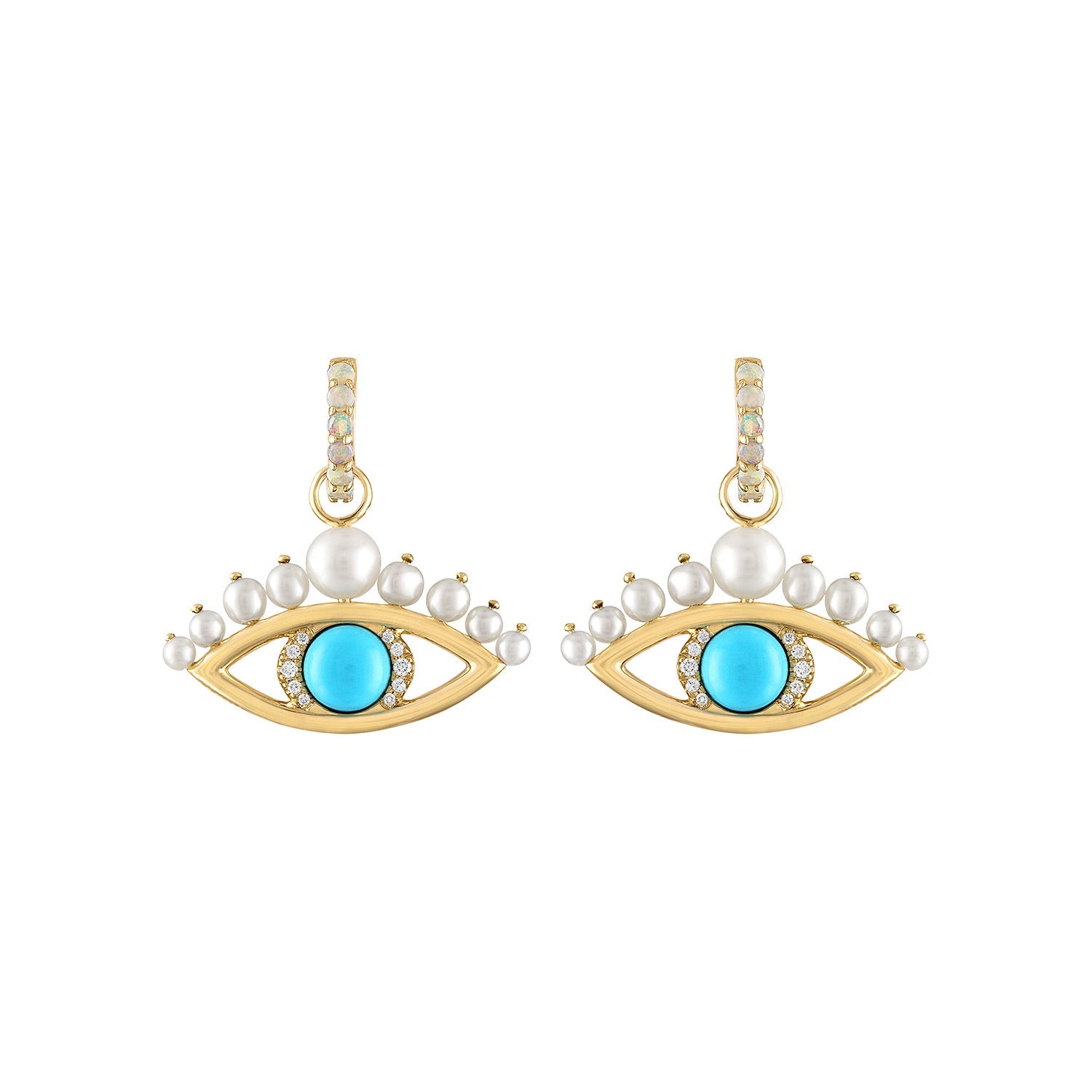 Protect Yourself Earrings or Pendant-Necklace, pendant, necklaces, earring, earrings-Eden Presley Fine Jewelry