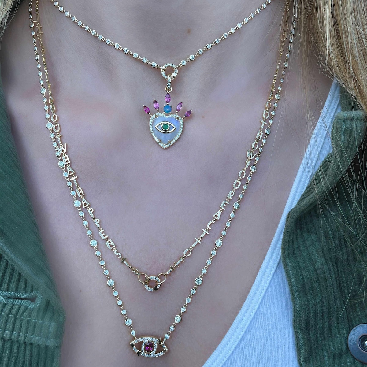 Queen of Hearts Pendant-Necklace, pendant, necklaces-Eden Presley Fine Jewelry